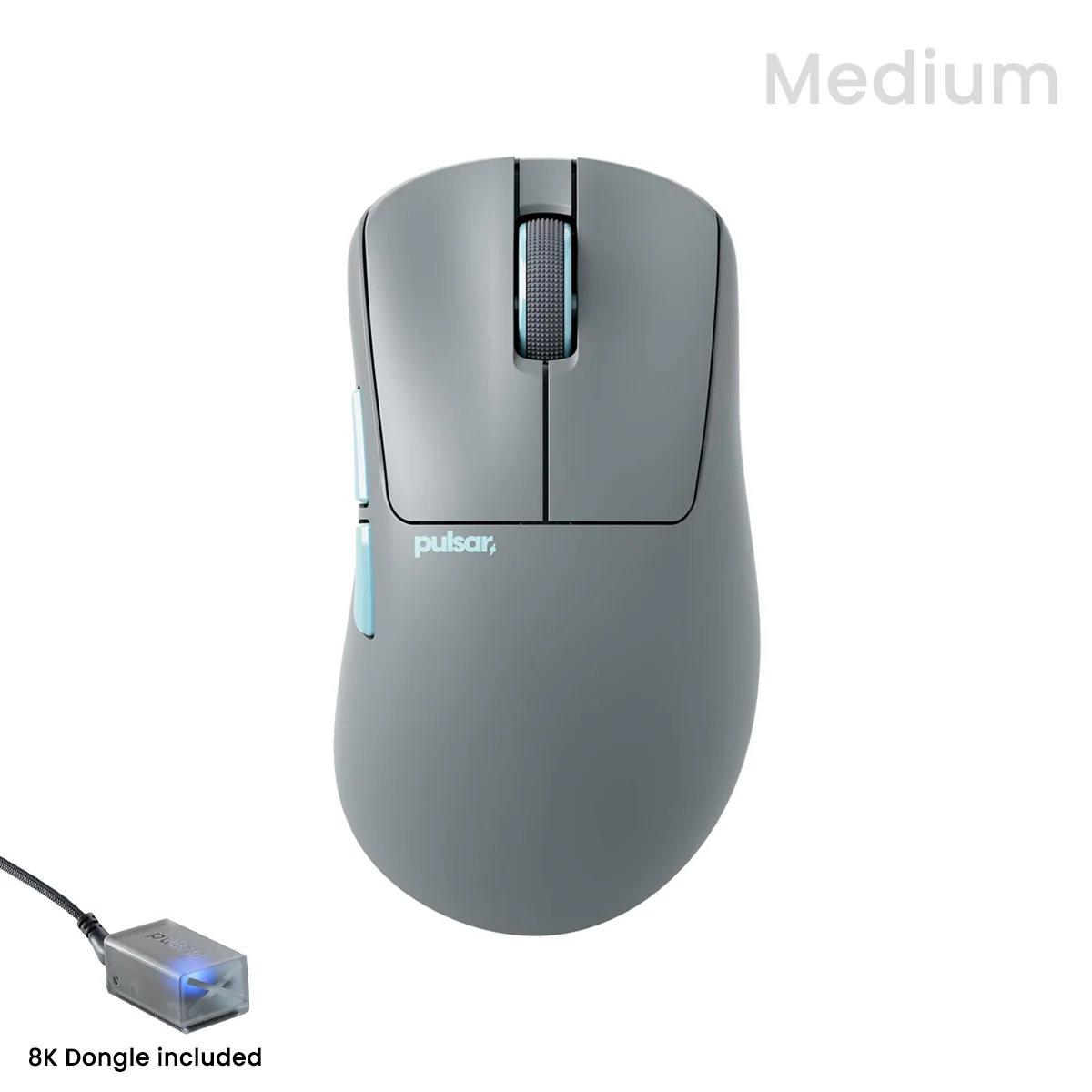 Pulsar Xlite CrazyLight 8K Polling Rate eSports Gaming Mouse Medium (Rock) (PXLCL210)