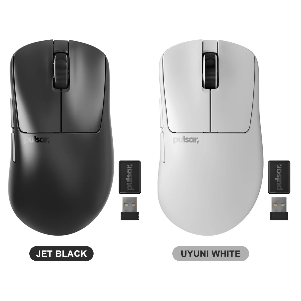 Pulsar Xlite CrazyLight 8K Polling Rate eSports Gaming Mouse Size 1 (Jet Black, Uyuni White)