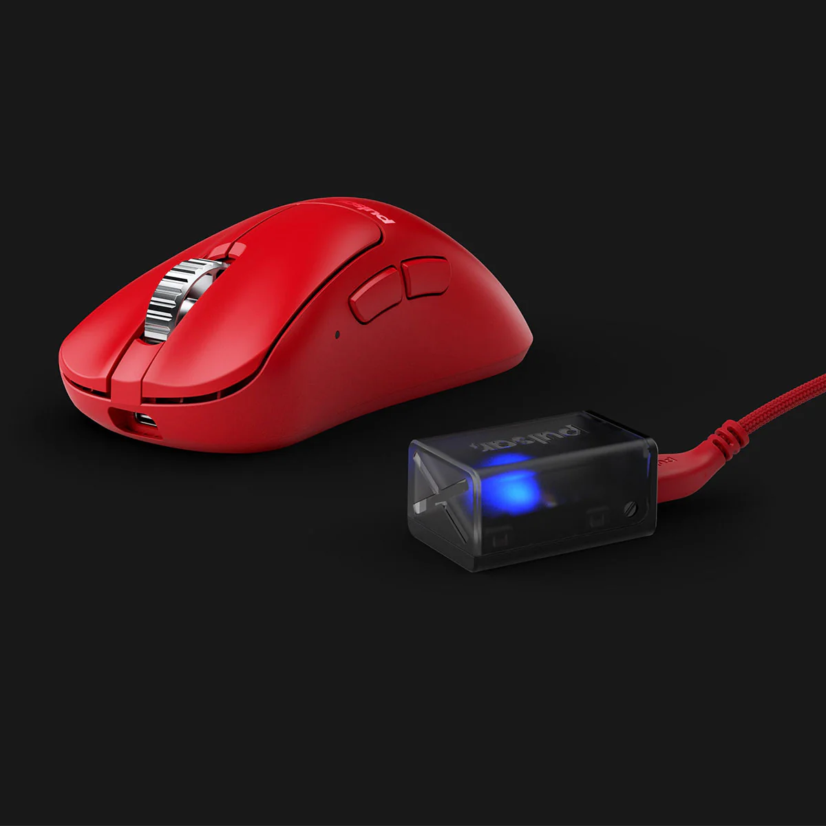 Pulsar Xlite V3 ES eSports Tournament Edition Wireless Gaming Mouse Size2  (Red) (PXV3ES23) - Image 5