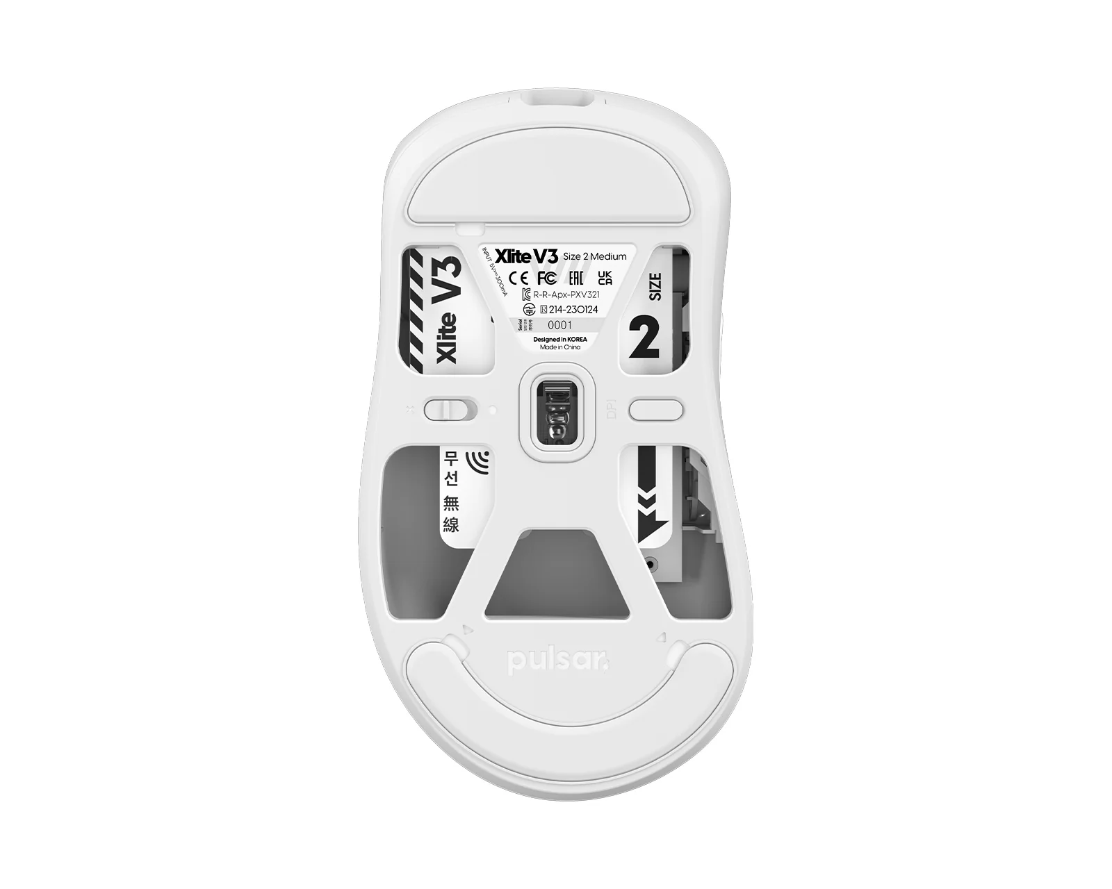 Pulsar Xlite V3 Wireless Gaming Mouse Size 2 - Image 5