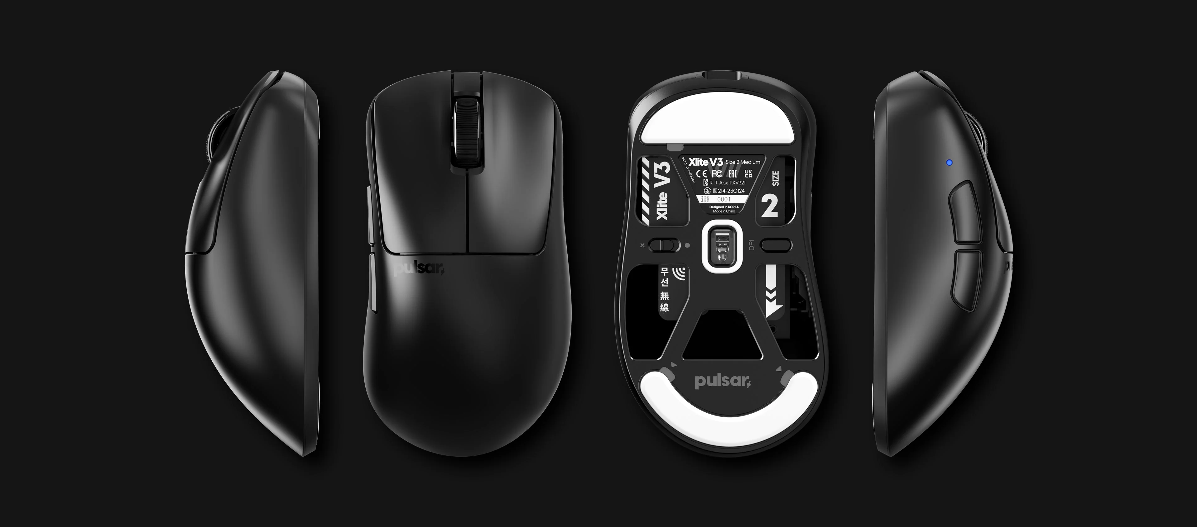 Pulsar Xlite V3 Wireless Gaming Mouse Size 2 - Image 8