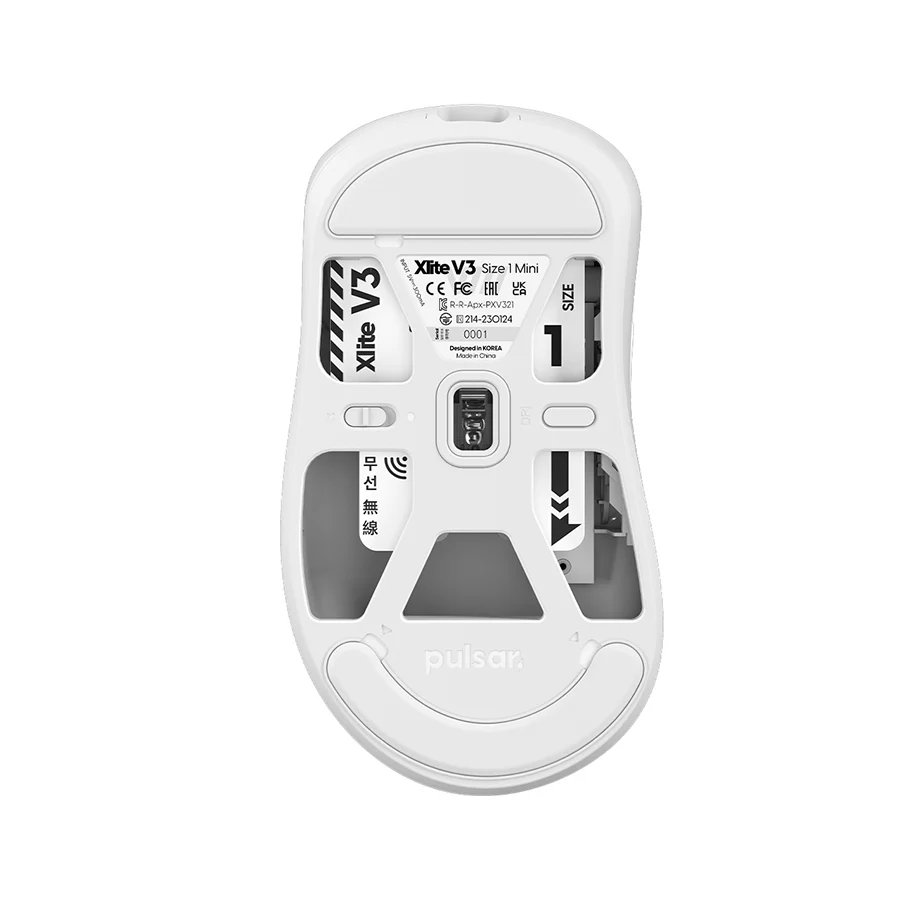 Pulsar Xlite V3 Wireless Gaming Mouse (White) Size 1 (PXV312) - Image 3