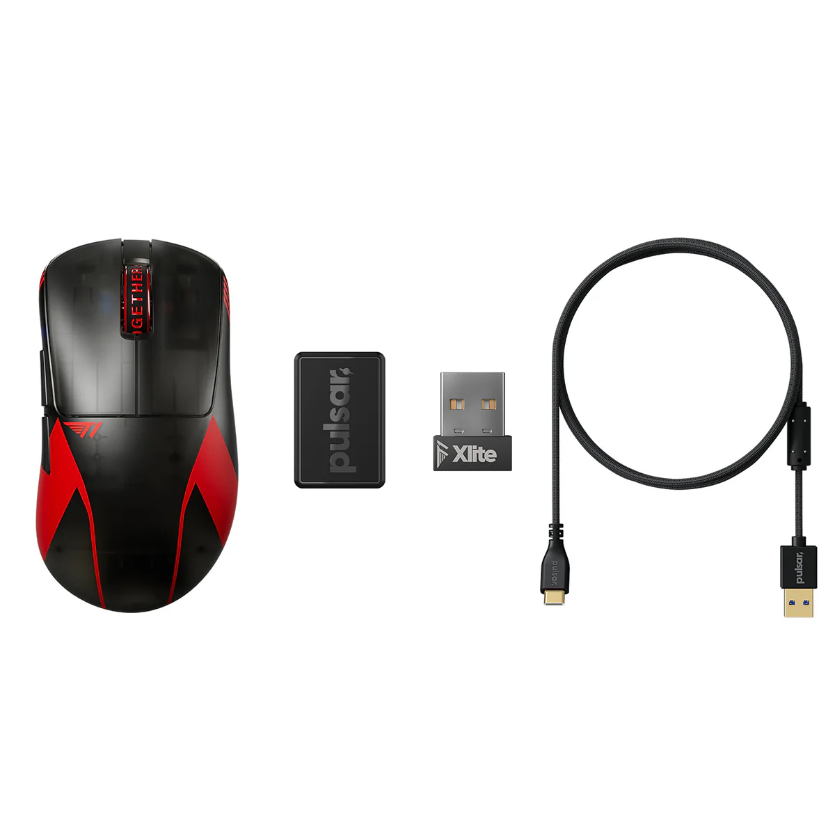 Pulsar Xlite V4 T1 Edition Ultralight Weight eSports Gaming Mouse Size 1 (Black) (PXL41T1) - Image 8
