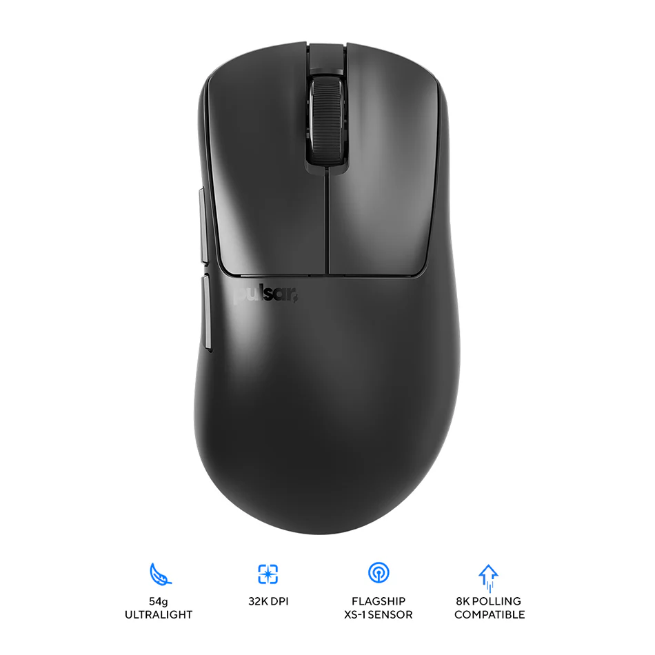 Pulsar Xlite V4 Ultralight Weight eSports Mouse Size 2 (White, Black) (PXL422, PXL421) - Image 9