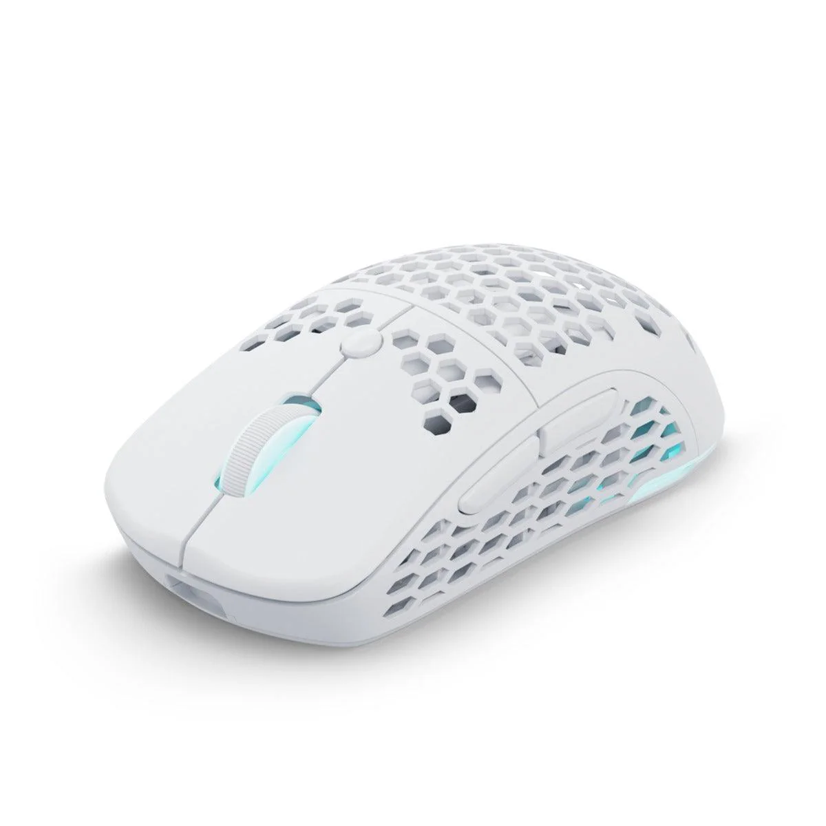 PWNAGE Ultra Custom Ambi RGB Wireless Gaming Mouse Honeycomb Sides (White) (UC-A-H-W) - Image 2