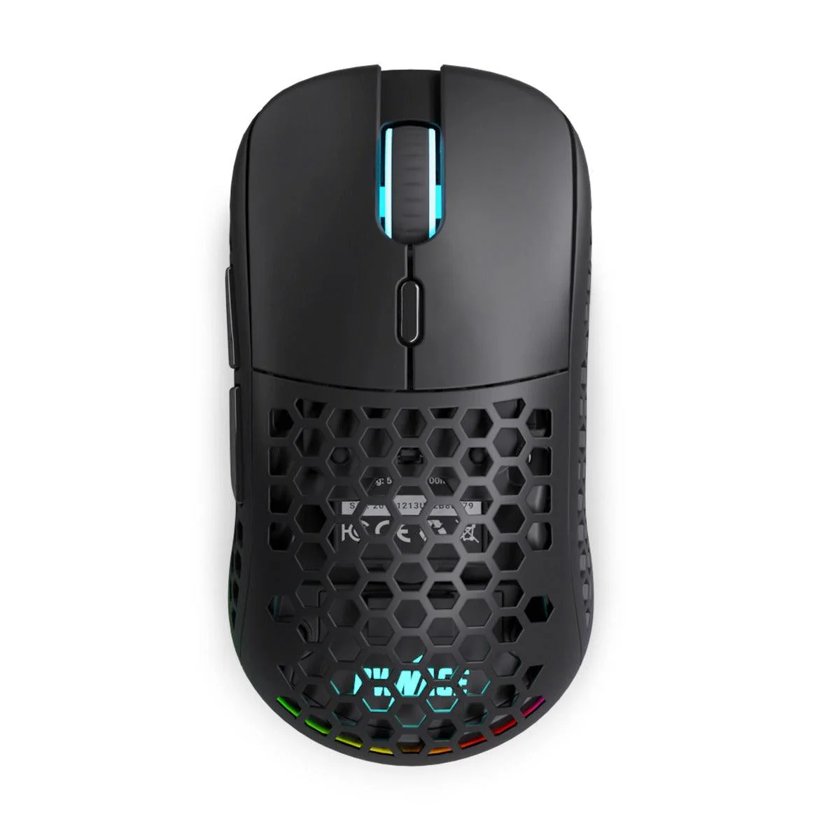 PWNAGE Ultra Custom Symm 1 Gen 2.0 RGB Wireless Gaming Mouse Honeycomb Sides (Black) (UC-S-H-B) - Image 2