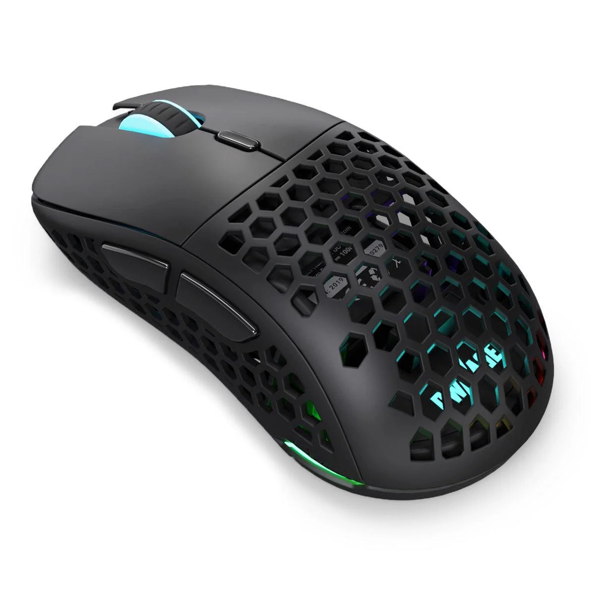 PWNAGE Ultra Custom Symm 1 Gen 2.0 RGB Wireless Gaming Mouse Honeycomb Sides (Black) (UC-S-H-B) - Image 3