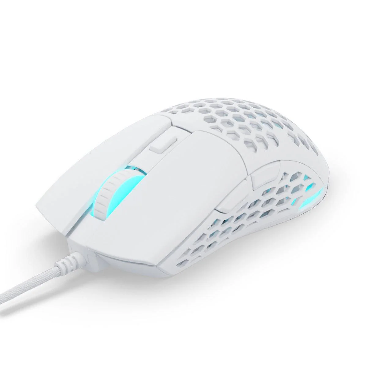 PWNAGE Ultra Custom Symm 2 Wired RGB Gaming Mouse Honeycomb Sides (White) (W-UC-S-2-H-W) - Image 2