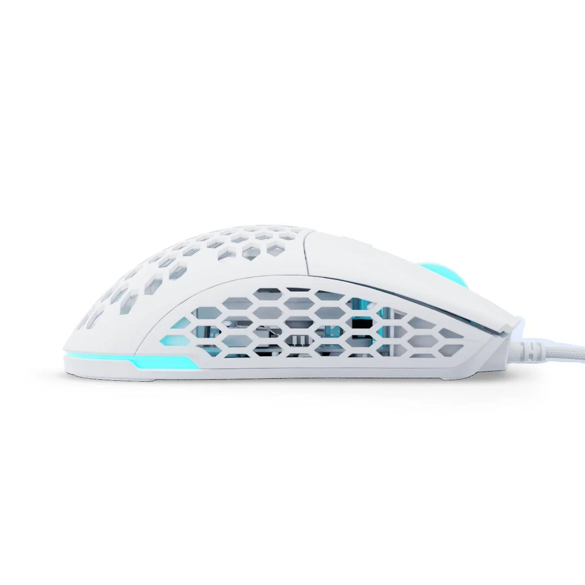 PWNAGE Ultra Custom Symm 2 Wired RGB Gaming Mouse Honeycomb Sides (White) (W-UC-S-2-H-W) - Image 5