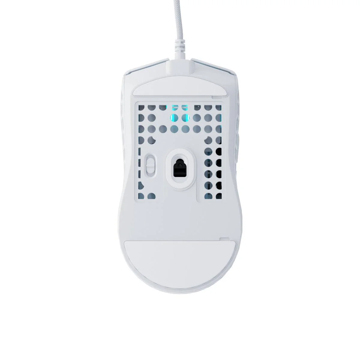 PWNAGE Ultra Custom Symm 2 Wired RGB Gaming Mouse Honeycomb Sides (White) (W-UC-S-2-H-W) - Image 6