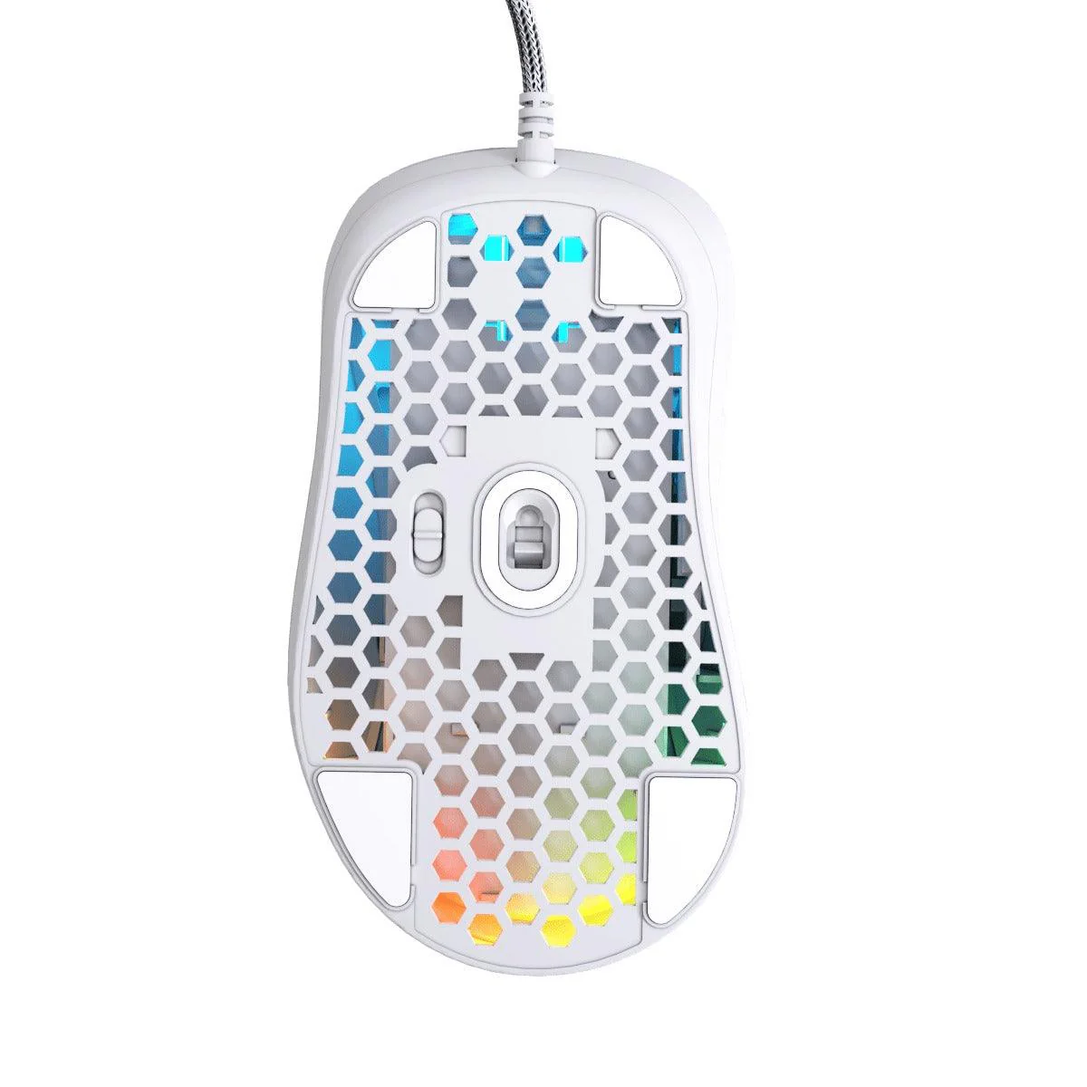 PWNAGE Ultra Custom Wired RGB Gaming Mouse Solid Sides (White) (W-UC-MC2W) - Image 6