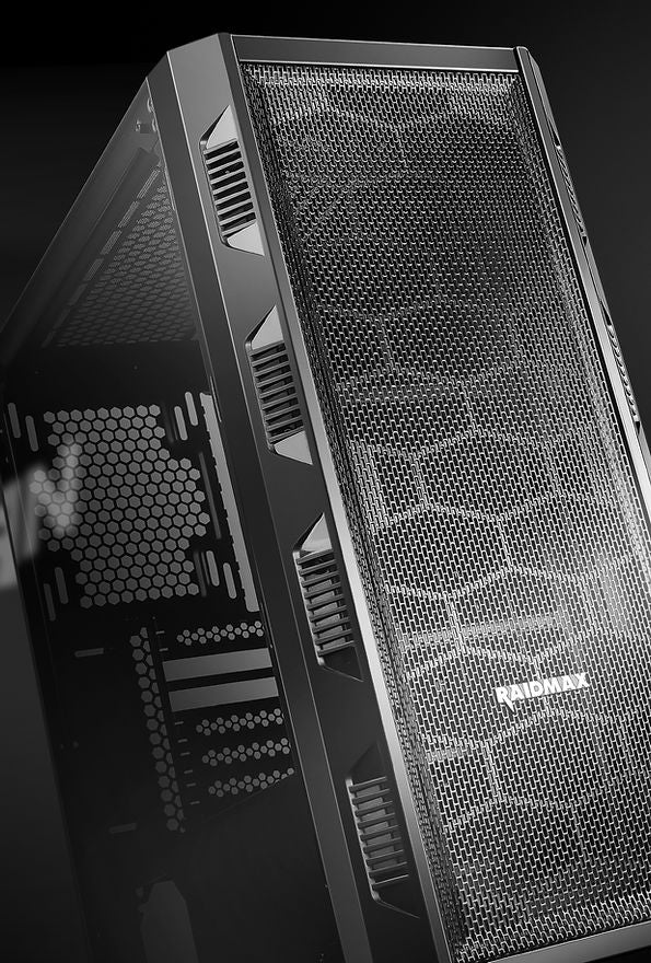 Raidmax Meshian X616 Gaming PC Case (Black) (X616TBF) - Image 7