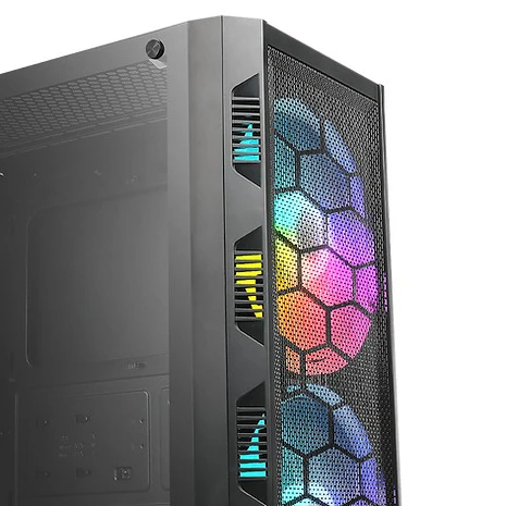 Raidmax Meshian X616 Gaming PC Case (Black) (X616TBF) - Image 8