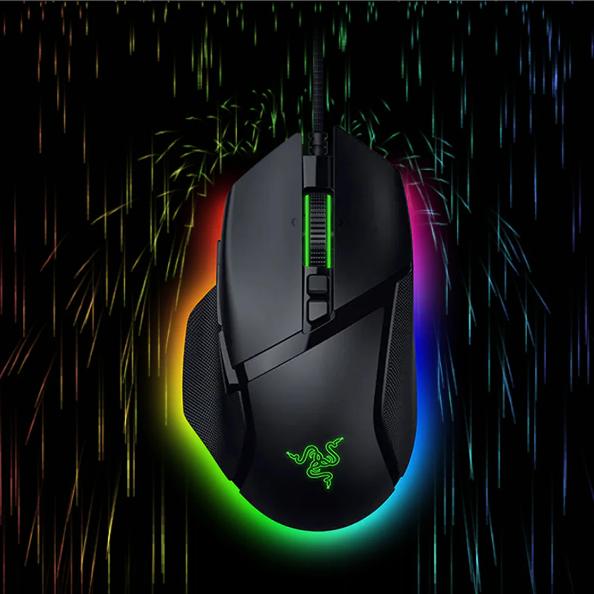 Razer Basilisk V3 35K Fully Customizable Ergonomic Wired Gaming Mouse (Black) - Image 5