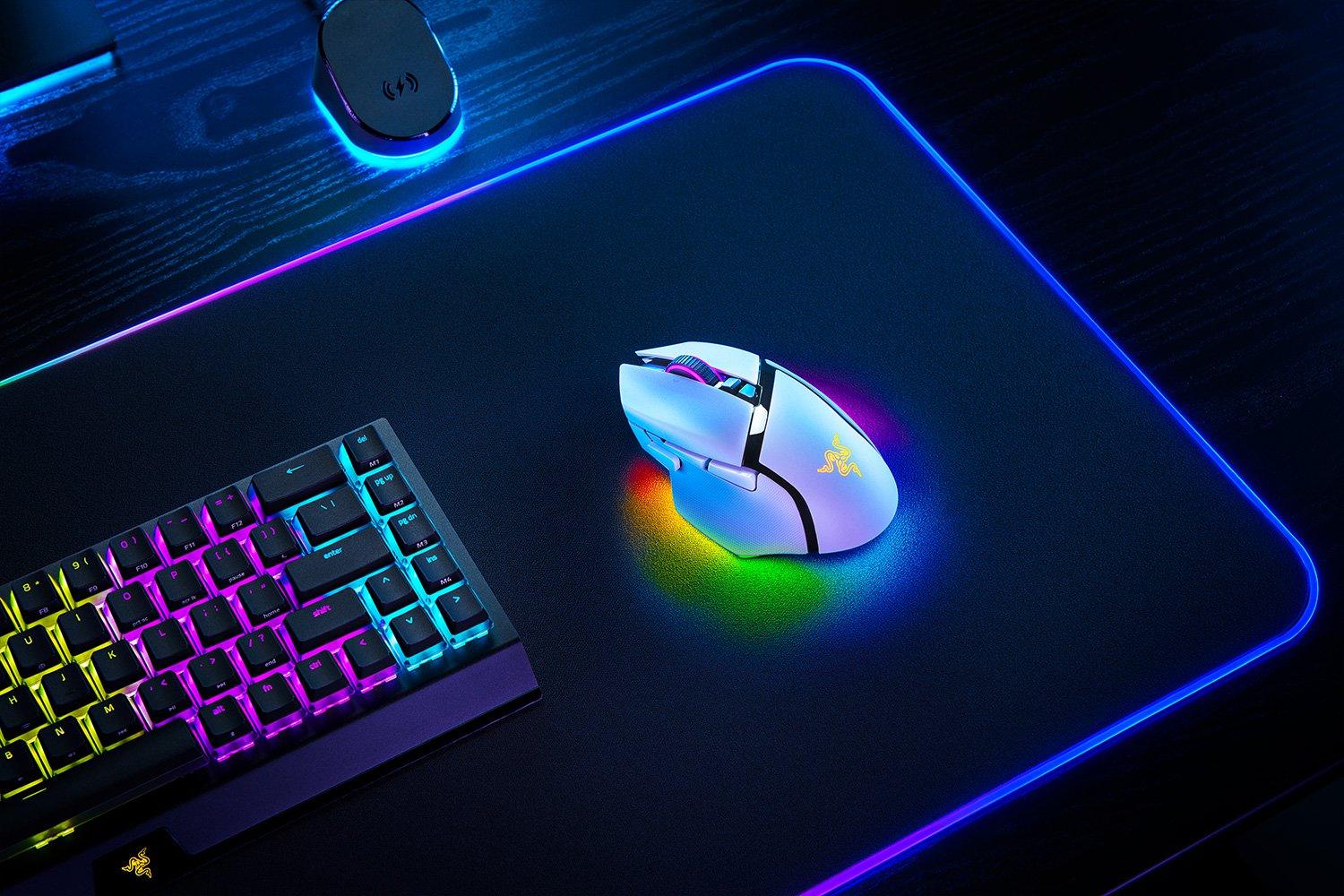 Razer Basilisk V3 Pro Customizable Wireless Ergonomic Gaming Mouse (White Edition) - Image 3