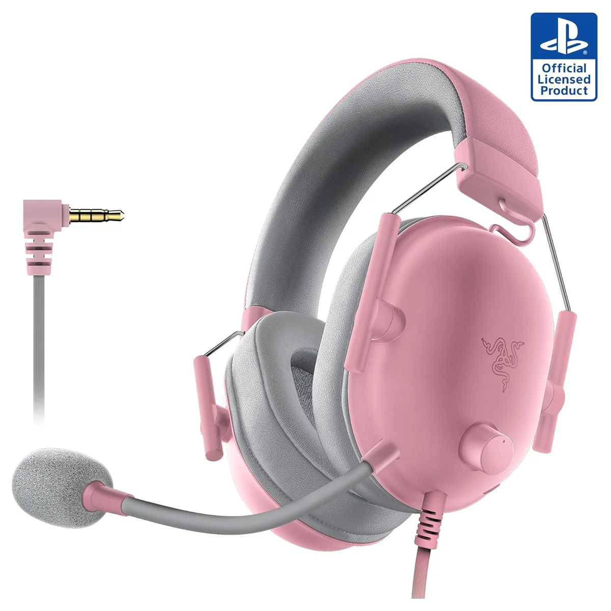 Razer BlackShark V2 X for PlayStation - Wired Esports Headset (Quartz, White) - Image 6