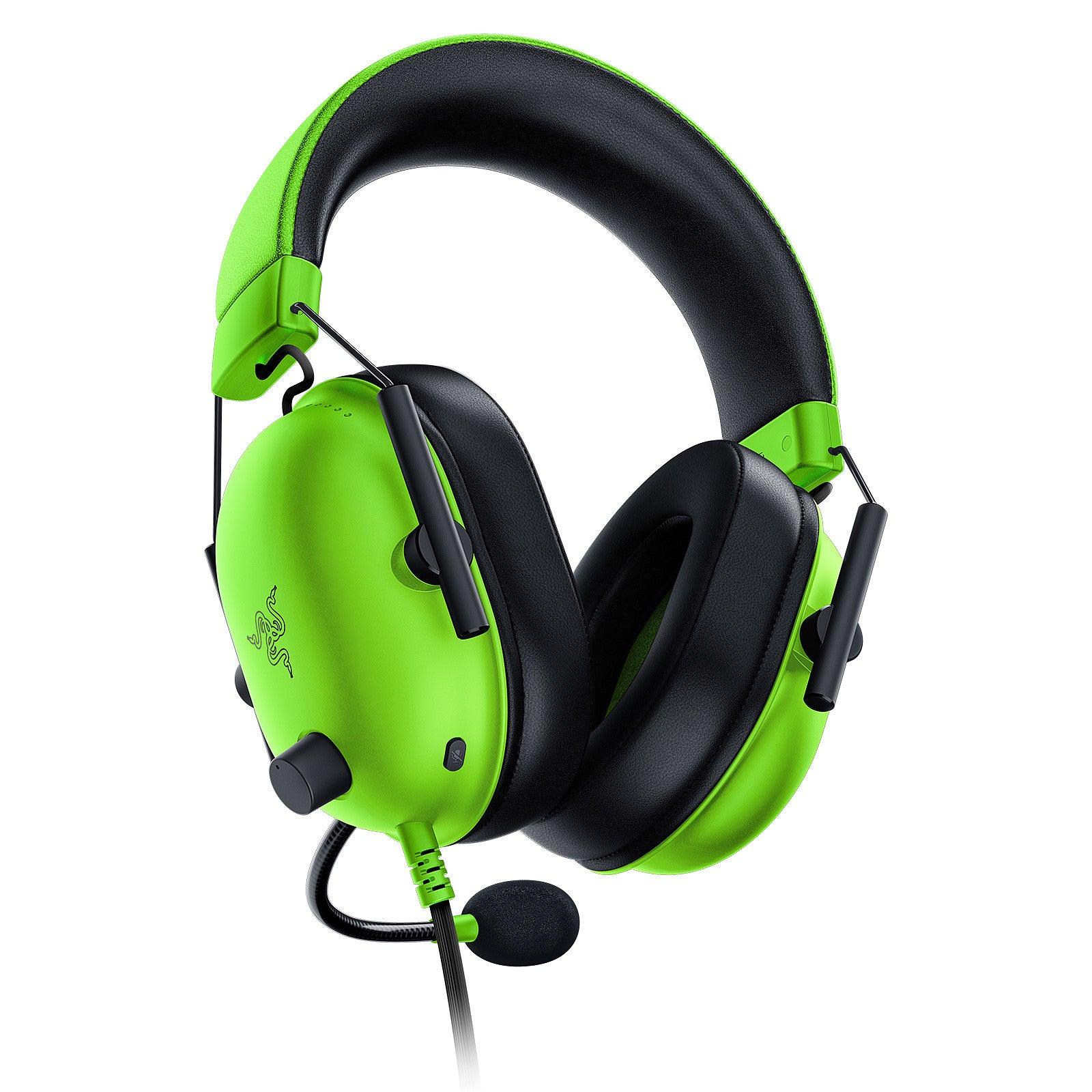 Razer Blackshark V2 X Multi-Platform Wired Esports Headset (Green)