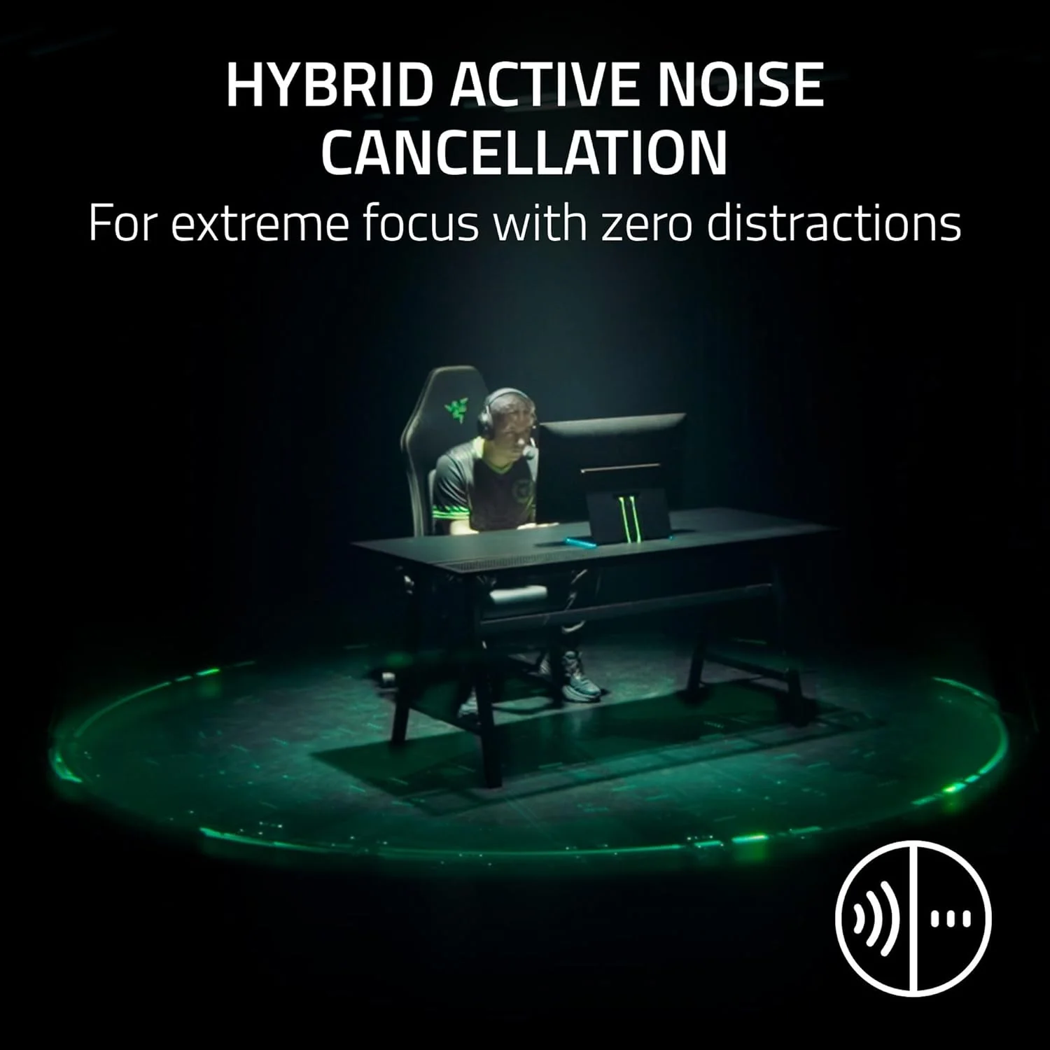 Razer BlackShark V3 Pro Wireless ANC Esports Gaming Headset for PlayStation (Black) - Image 8