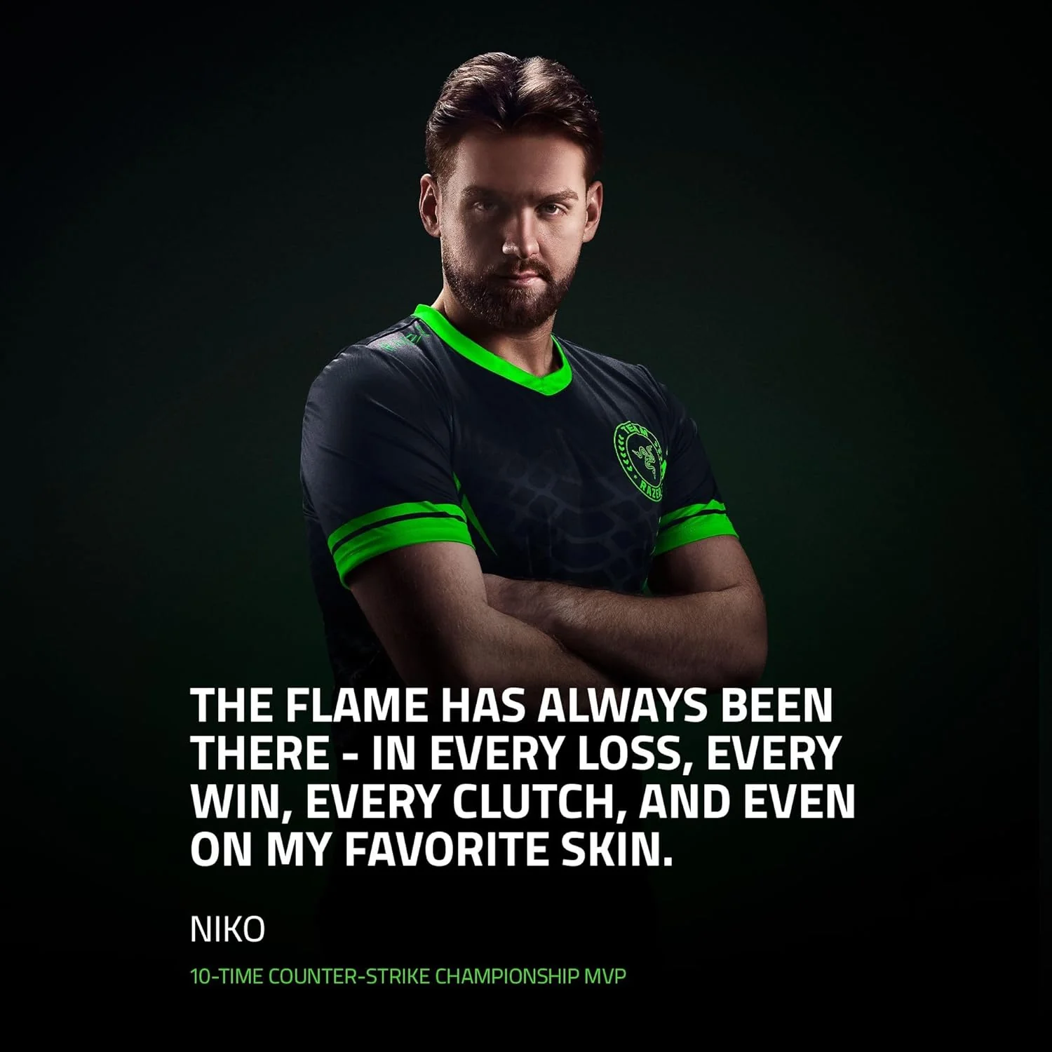 Razer BlackShark V3 Pro Wireless ANC Esports Gaming Headset (NiKo Ed.) - Image 3