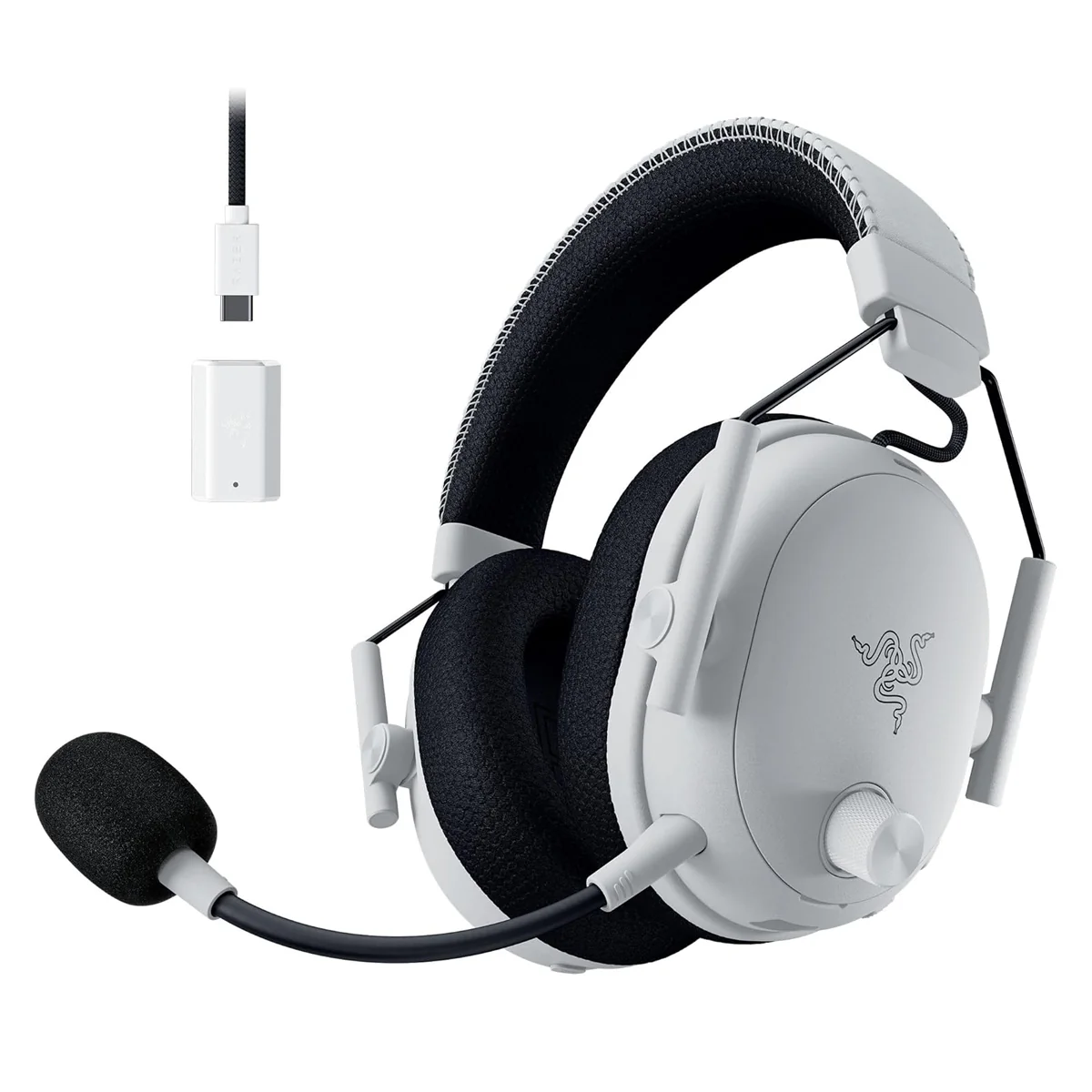 Razer Blackshark V3 Pro Wireless ANC eSports Gaming Headset with Ultra-Low Latency & THX Spatial Audio for PC/ Mac/ PlayStation/ Nintendo Switch/ Steam Deck/ Smartphone (Black, White) - Image 13