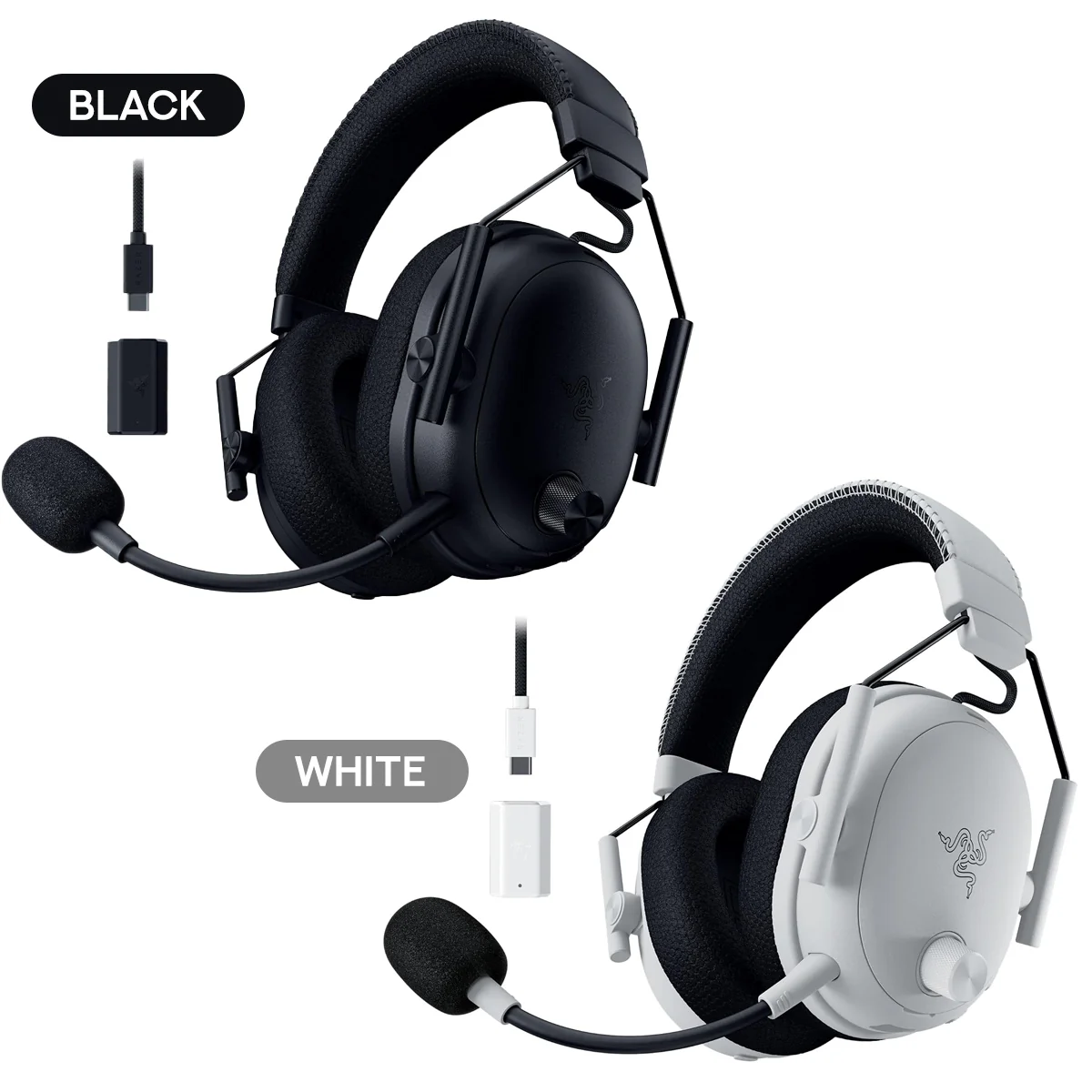 Razer Blackshark V3 Pro Wireless ANC eSports Gaming Headset with Ultra-Low Latency & THX Spatial Audio for PC/ Mac/ PlayStation/ Nintendo Switch/ Steam Deck/ Smartphone (Black, White) - Image 16