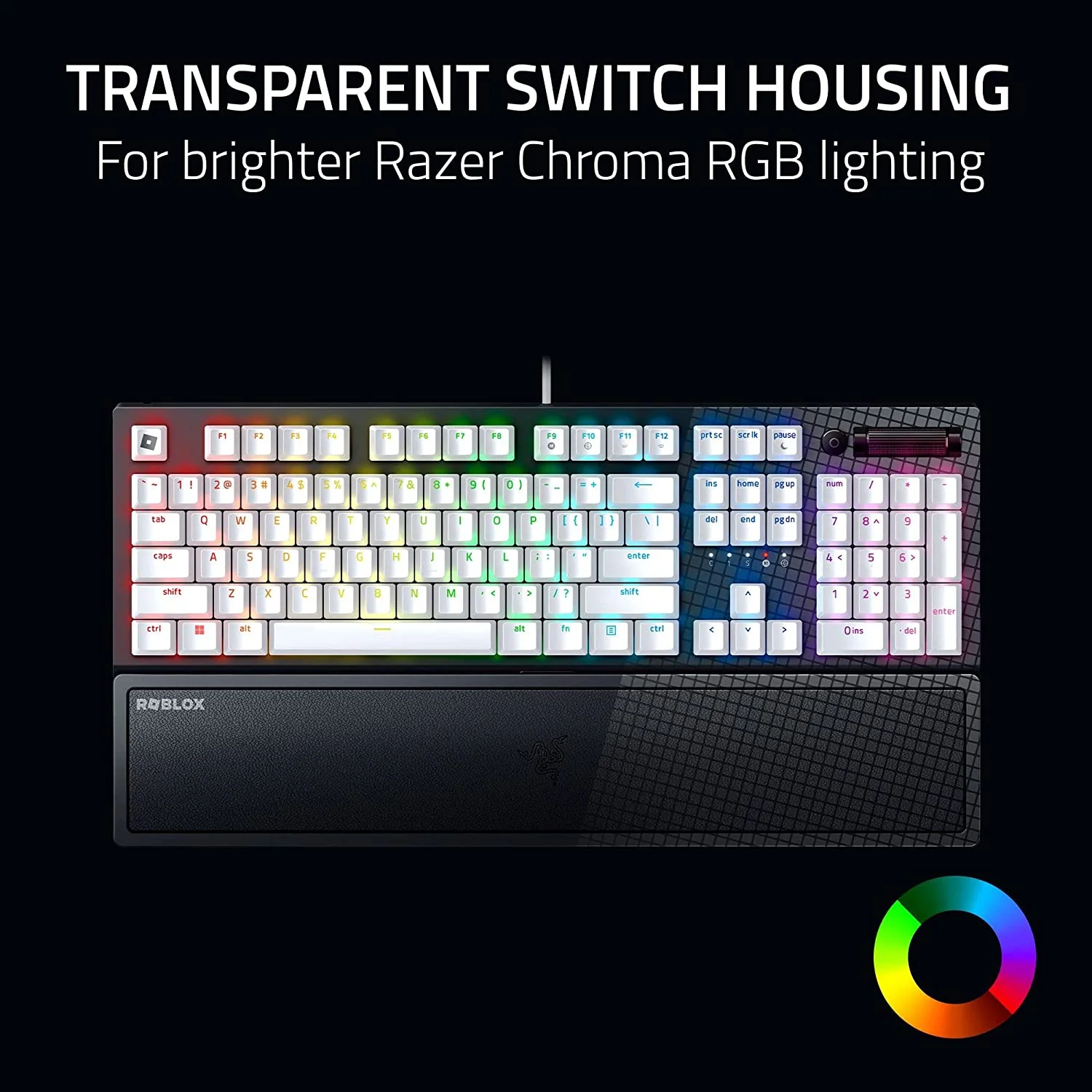 Razer Blackwidow V3 Mechanical Gaming Keyboard (Green Switches) Roblox Edition - Image 8