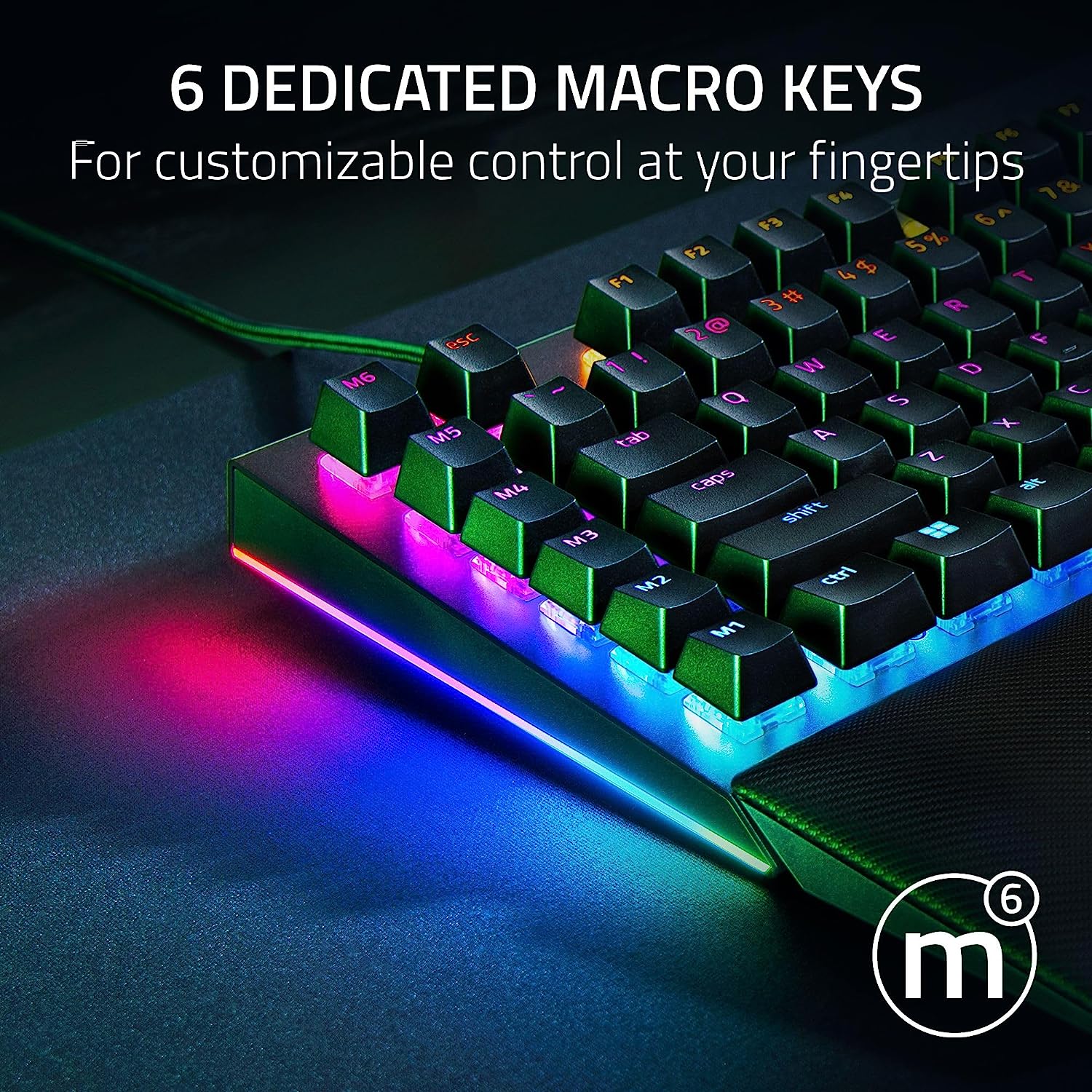 Razer Blackwidow V4 Mechanical Gaming Keyboard (Yellow Switch) - Image 10