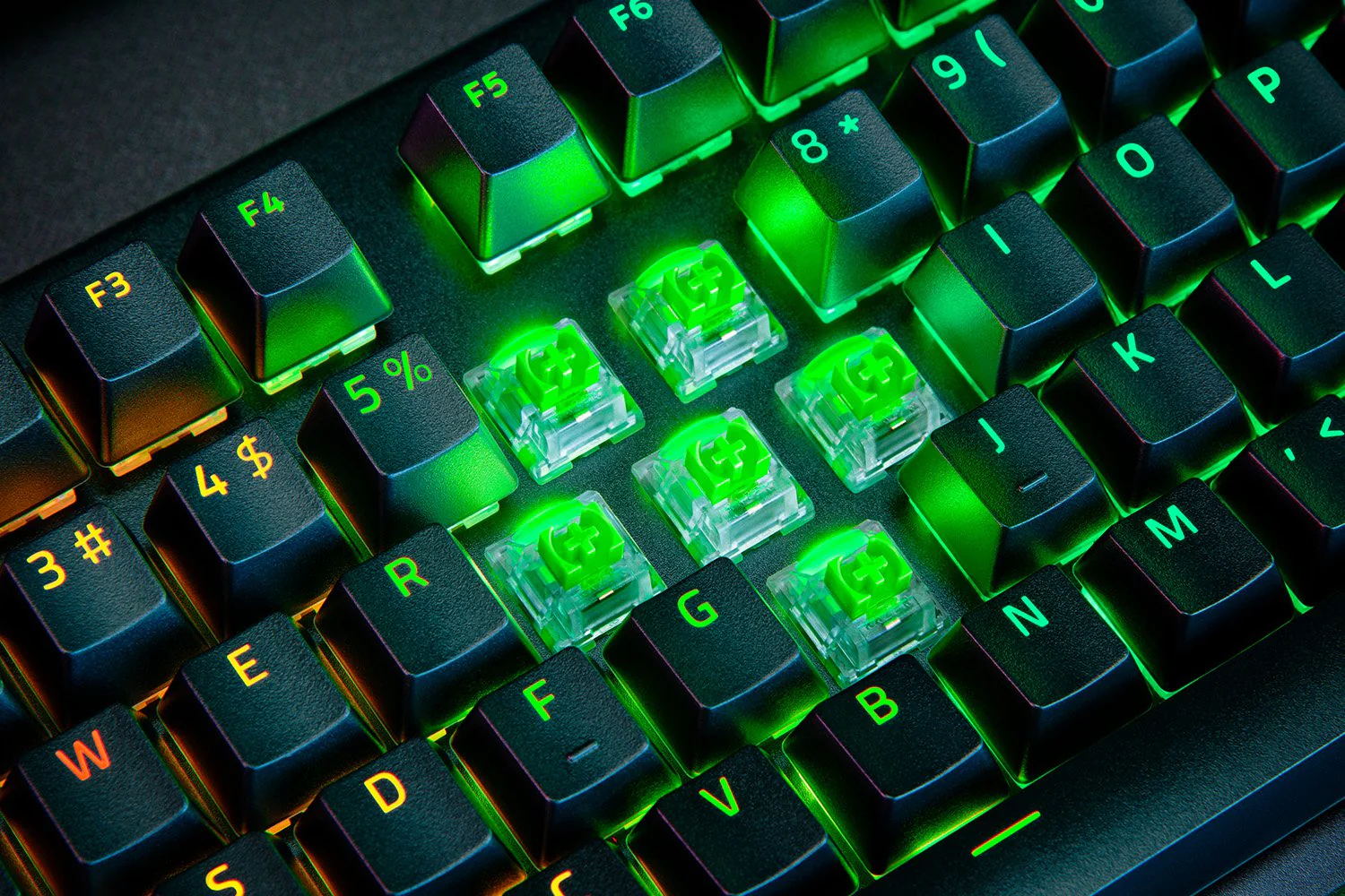 Razer Blackwidow V4 Pro Mechanical Gaming Keyboard With Razer Chroma RGB (Green Switch) - Image 3