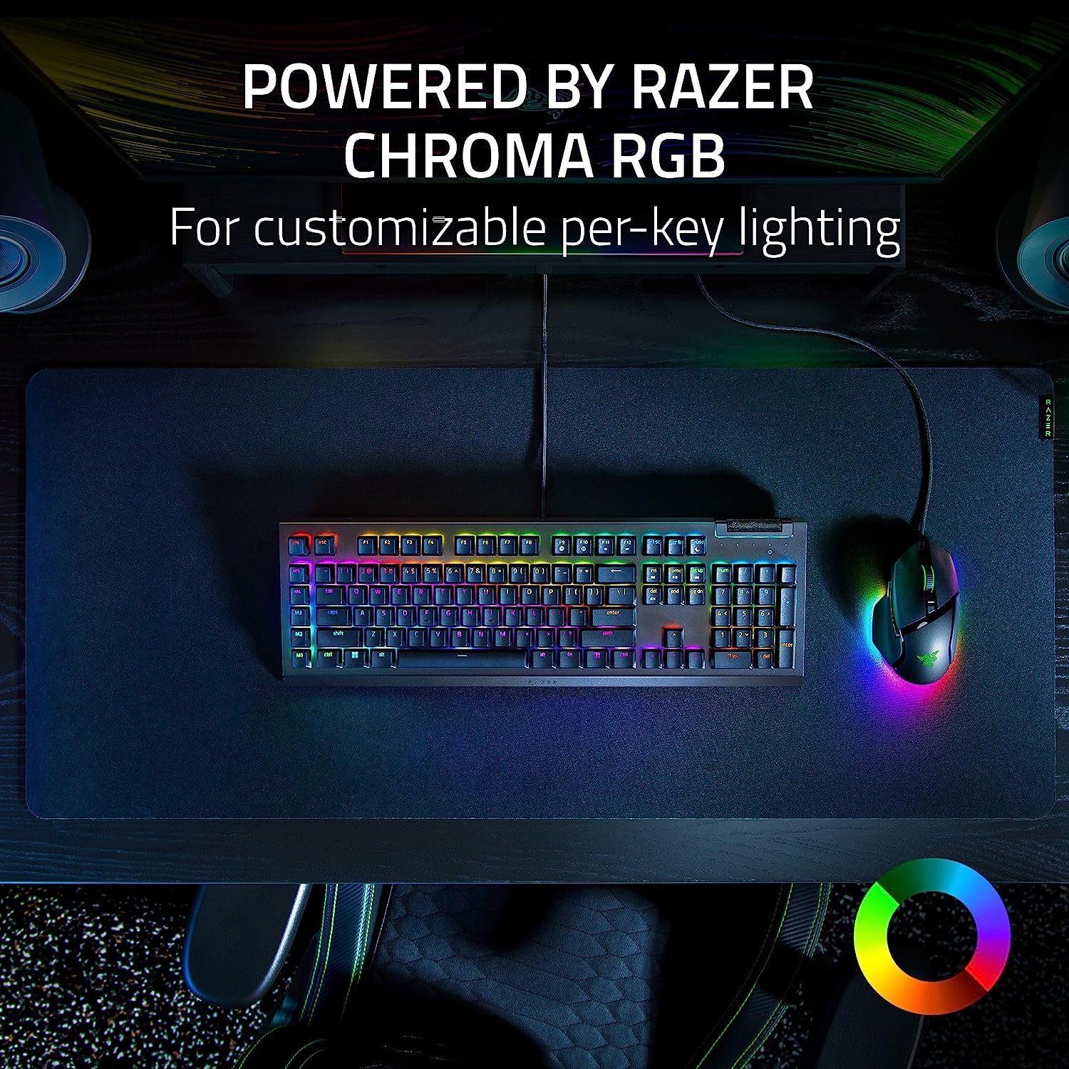 Razer Blackwidow V4 X Mechanical Gaming Keyboard With Razer Chroma RGB (Yellow Switch) - Image 6
