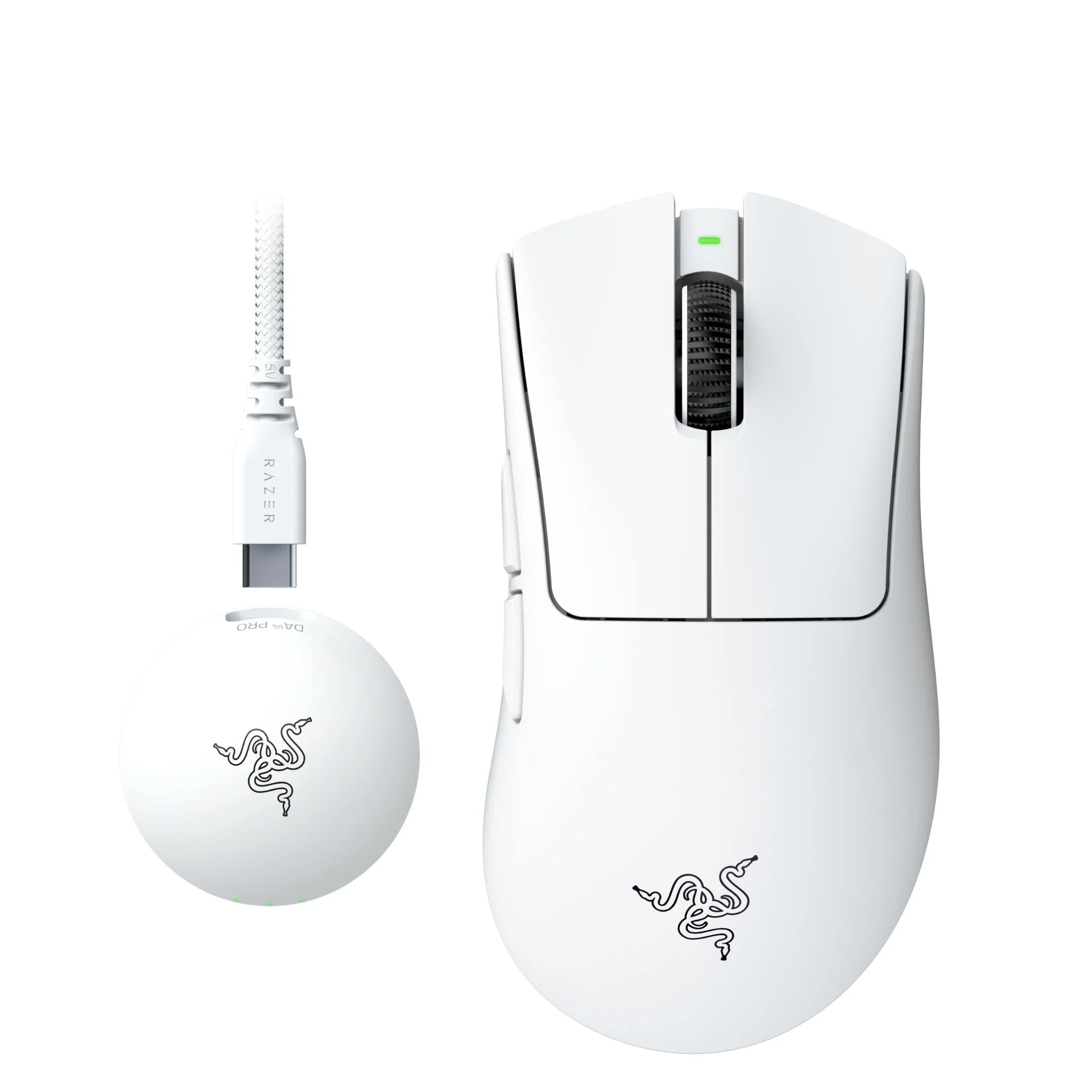 Razer DeathAdder V4 Pro Ultra-Lightweight Wireless Ergonomic Esports Mouse (Black, White) - Image 11