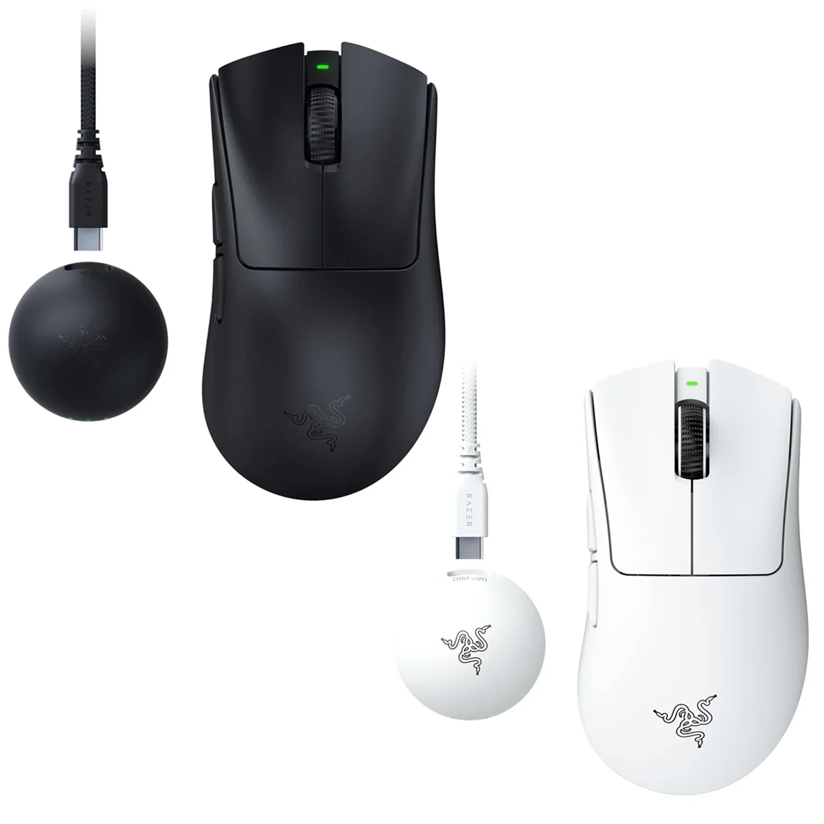 Razer DeathAdder V4 Pro Ultra-Lightweight Wireless Ergonomic Esports Mouse (Black, White) - Image 18