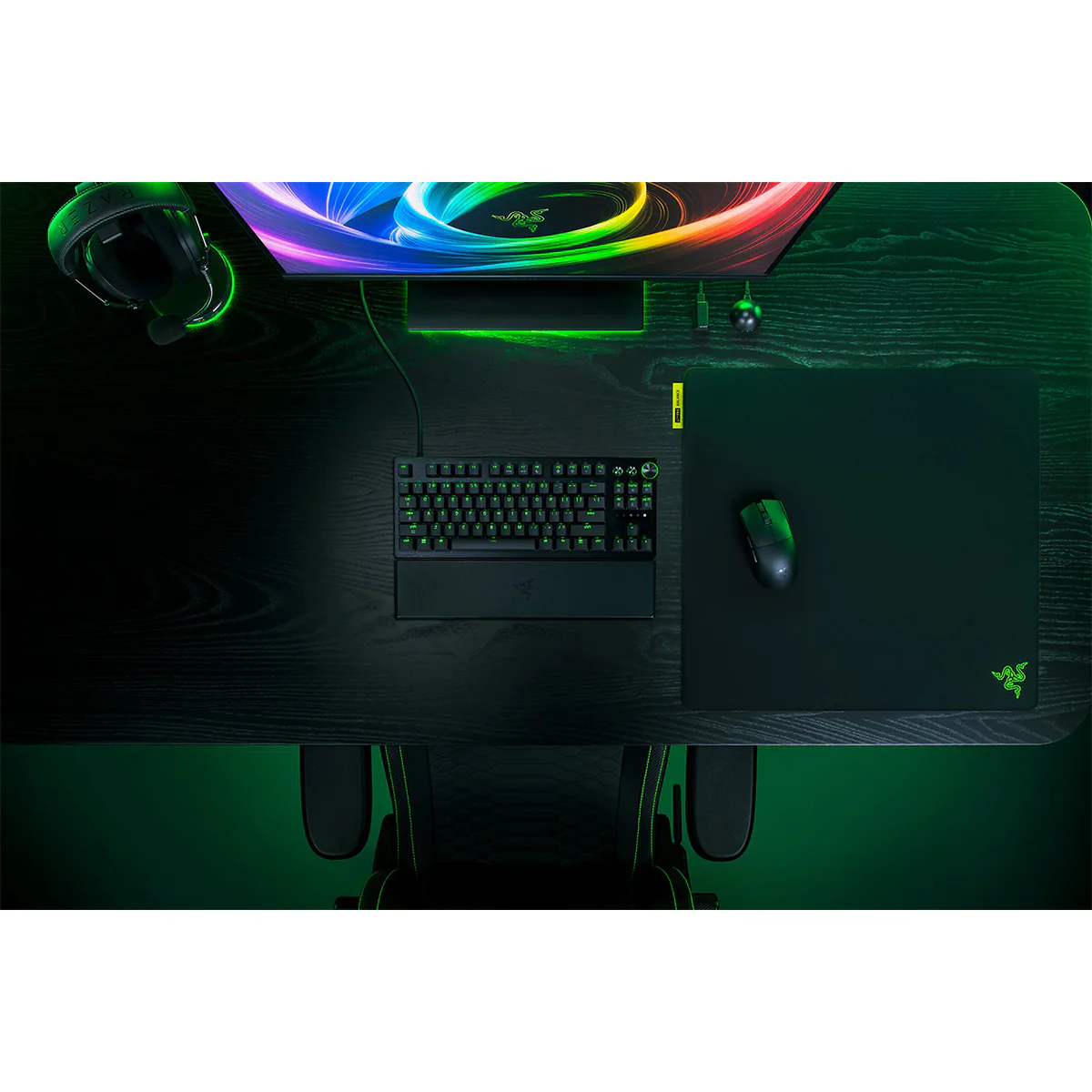 Razer Gigantus V2 Pro Soft eSports Gaming Mouse Mat - L (Black) (Balance, Speed, Control, Max Control) - Image 3