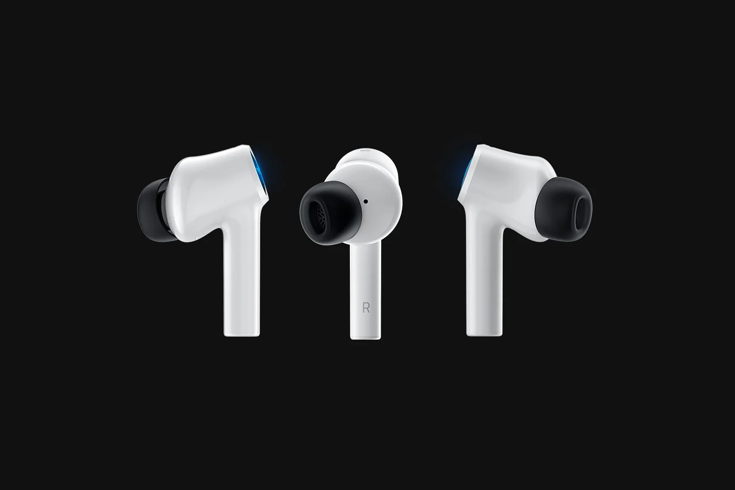 Razer Hammerhead Hyperspeed Wireless Multi-Platform Gaming Earbuds For PS5 (White) - Image 2