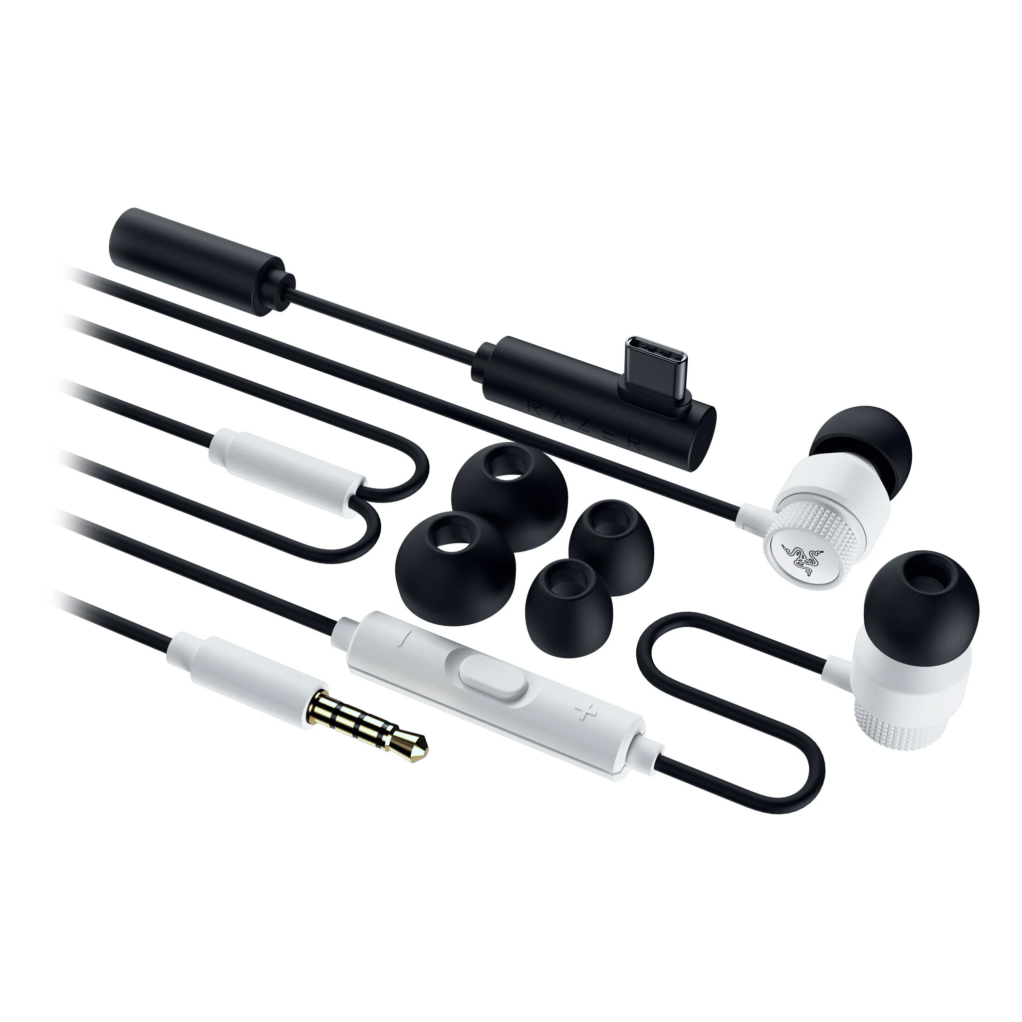 Razer Hammerhead V3 Universal Wired Earbuds for Gaming (Black, White) - Image 13