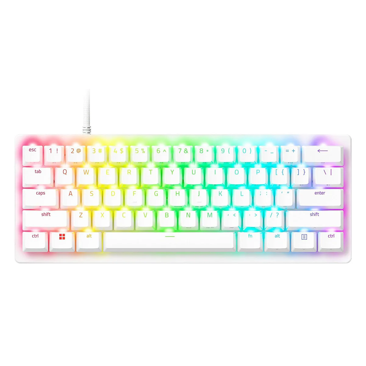 Razer Huntsman V3 Pro Mini 60% Analog Optical Esports Keyboard (White) - Image 2