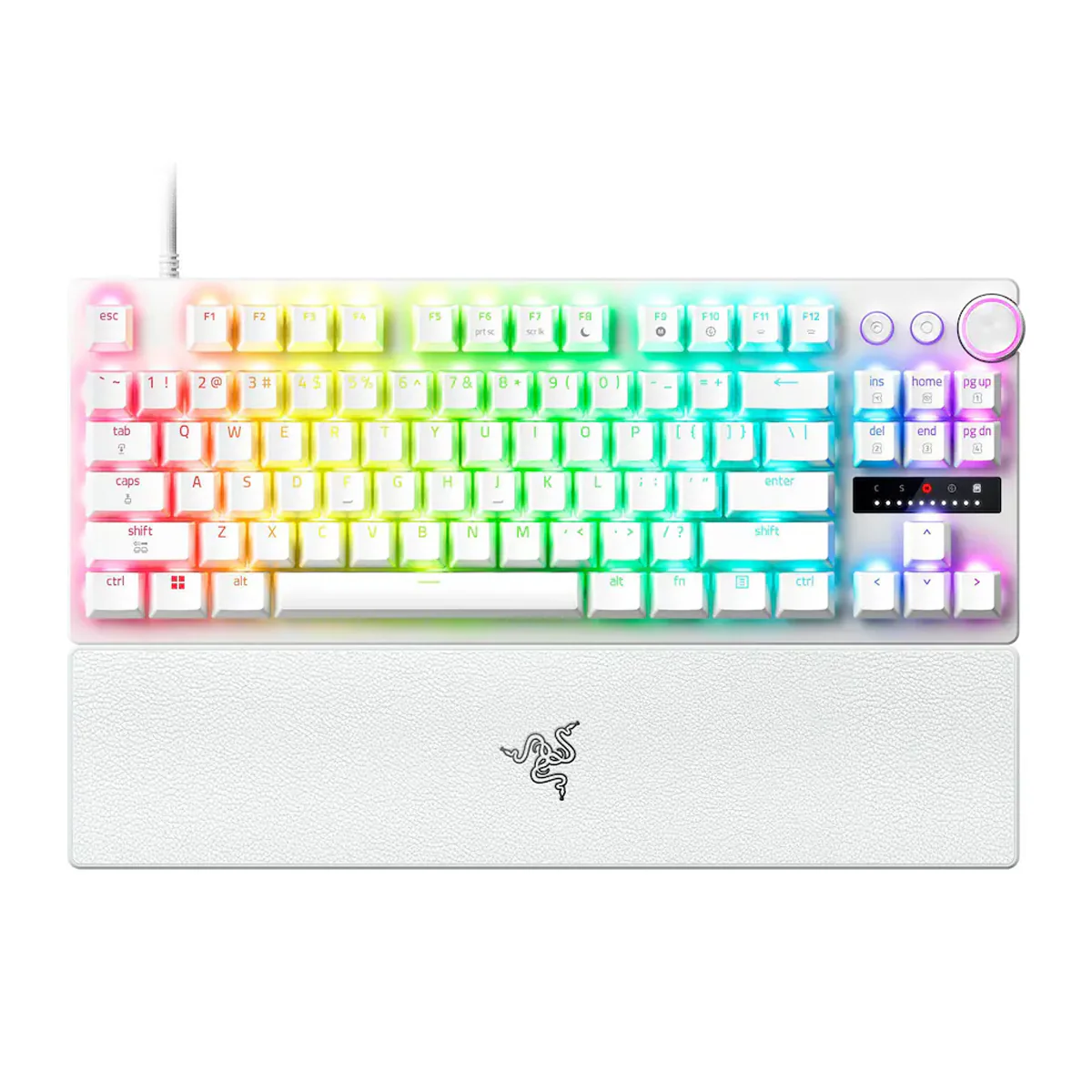 Razer Huntsman V3 Pro Tenkeyless 8KHz Analog Optical Esports Keyboard (White) - Image 2
