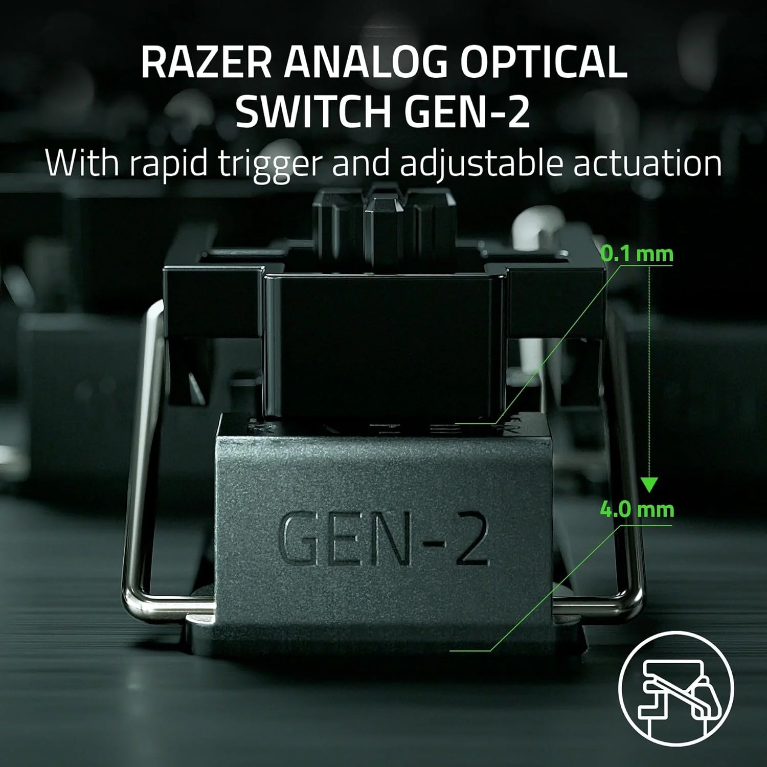 Razer Huntsman V3 Pro Tenkeyless Analog Optical Esports Keyboard (Counter-Strike 2 Ed.) - Image 4