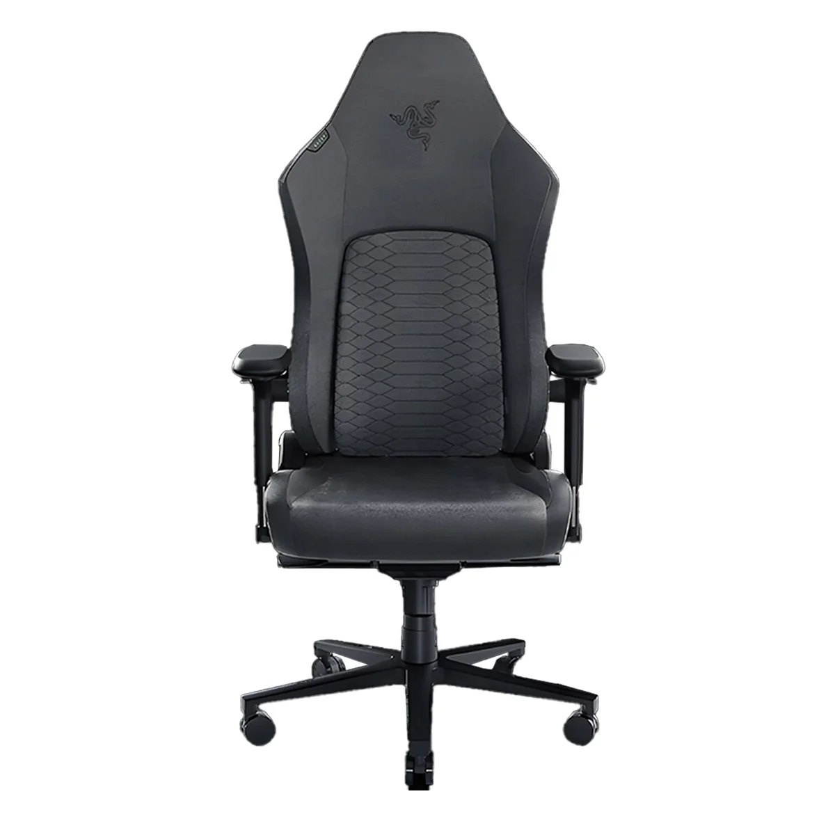 Razer Iskur V2 Gaming Chair With Built-In Lumbar Support (Leather - Black/Green, Leather - Black, Fabric  - Dark Gray) - Image 4