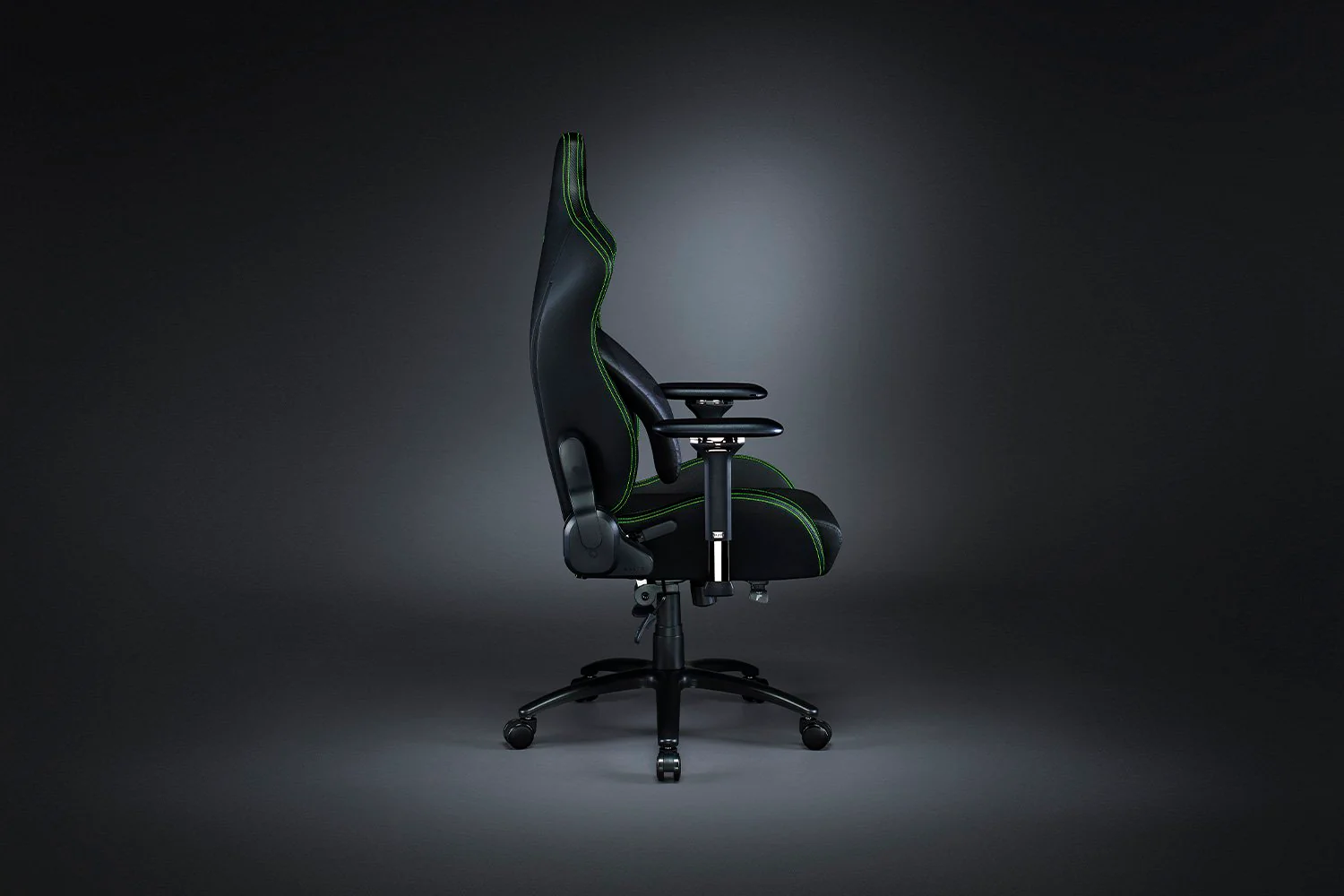Razer Iskur XL Gaming Chair With Built-In Lumbar Support (Black/Green) - Image 4
