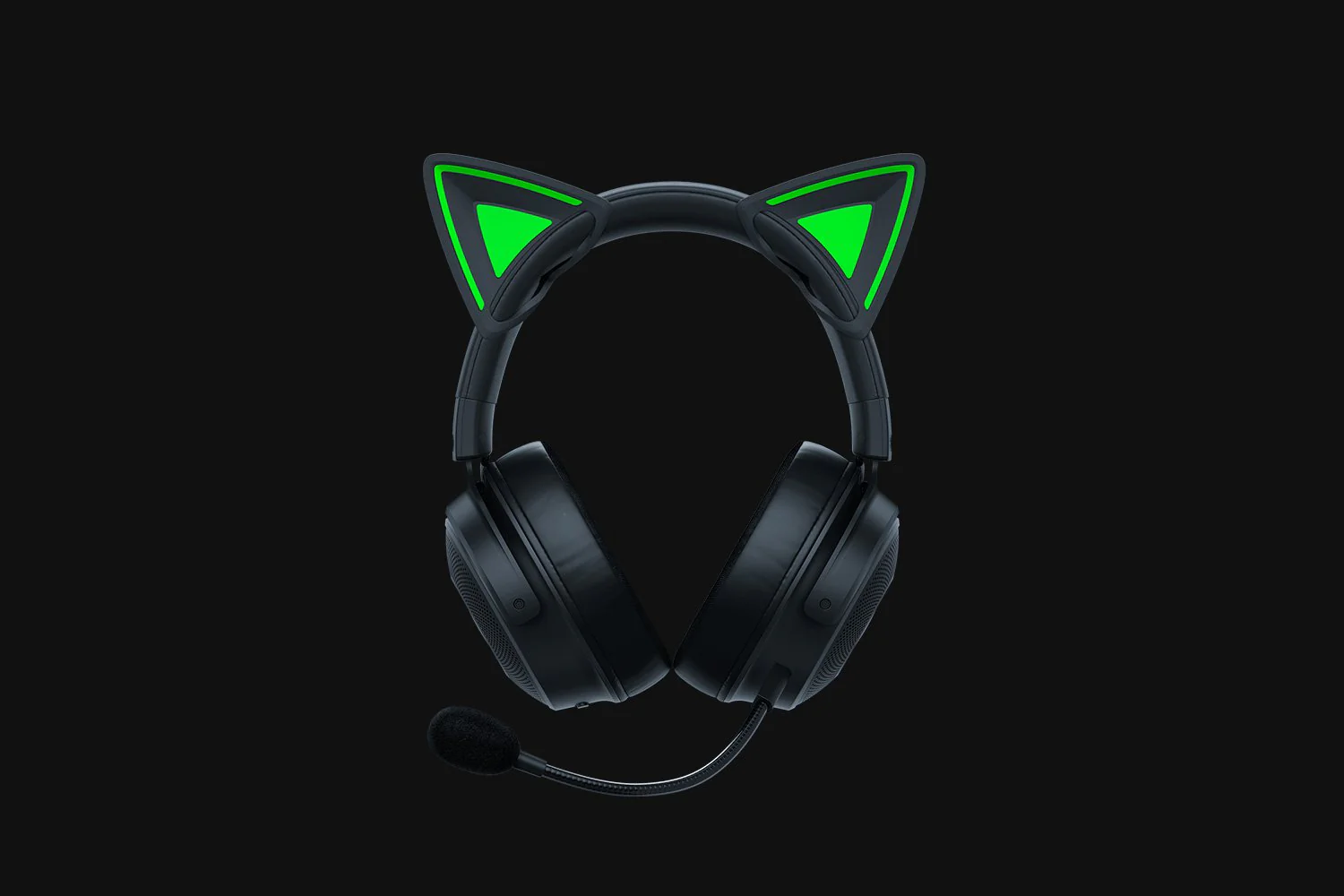 Razer Kitty Ears V2 Universal Fit Clip-On Kitty Ears For Headsets (Black) - Image 5