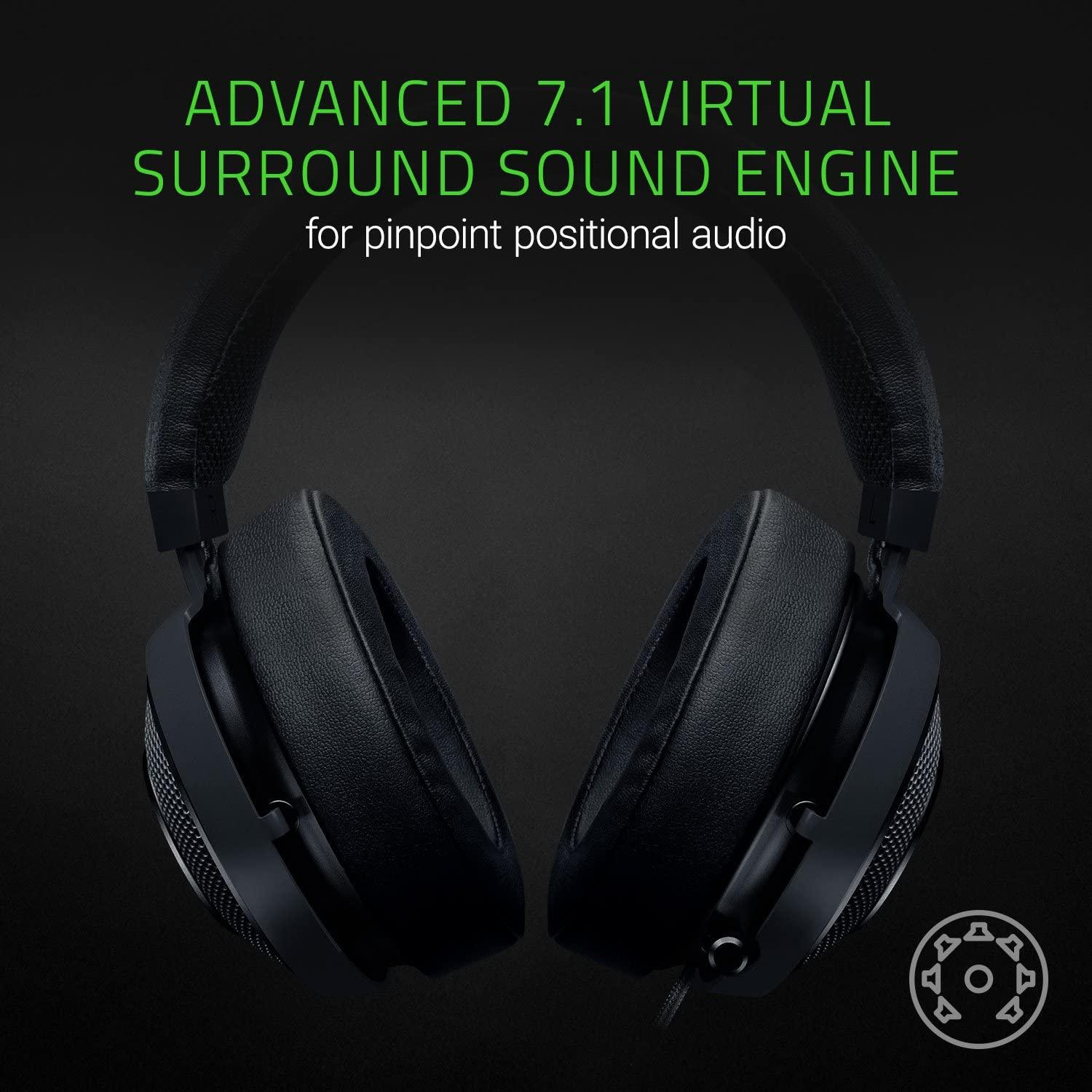 Razer Kraken 7.1 v2 Digital USB Gaming Headset (Virtual 7.1 Surround Sound) - Image 6