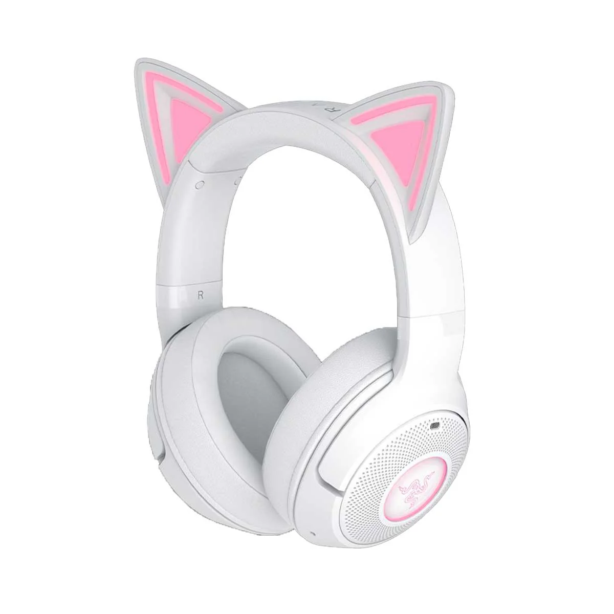Razer Kraken Kitty V2 BT Wireless Bluetooth RGB Headset w/ Kitty Ears (Black, White, Quartz) - Image 9