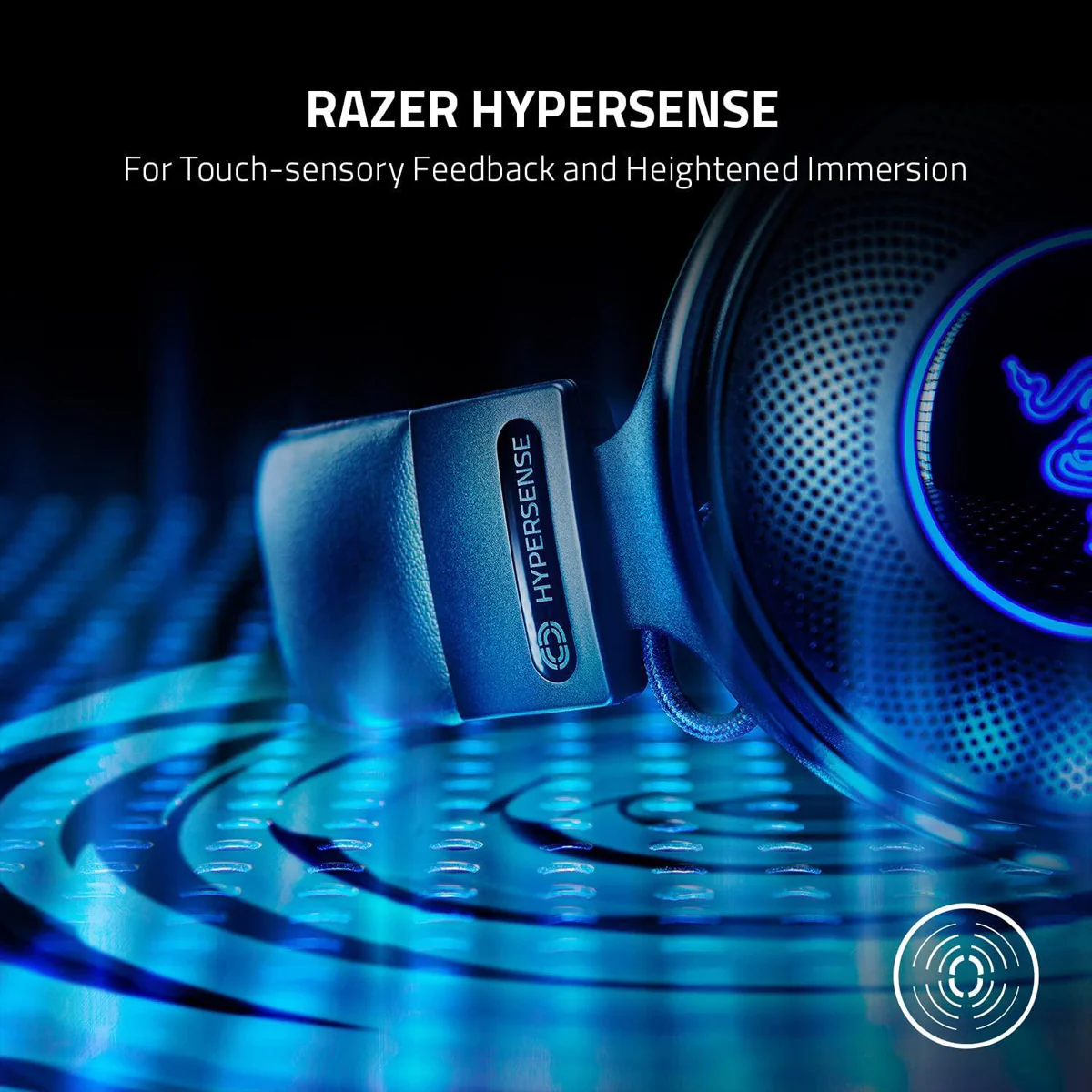 Razer Kraken V3 Hypersense Wired USB Gaming Headset With Haptic Technology - Image 4
