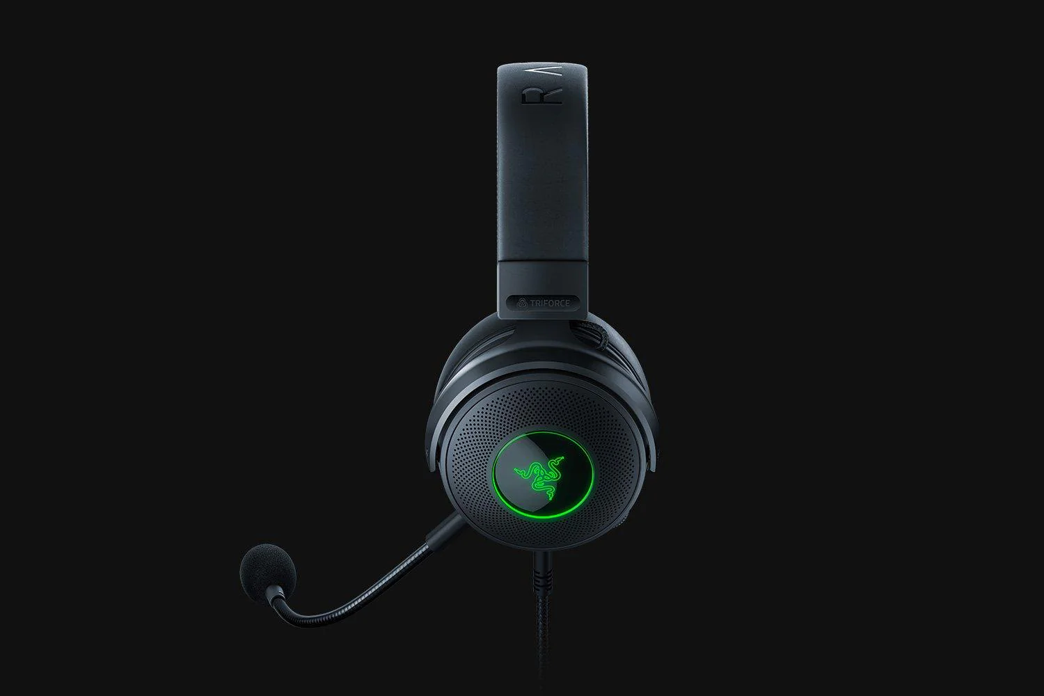 Razer Kraken V3 Wired USB Gaming Headset With Razer Chroma RGB (Black) - Image 2