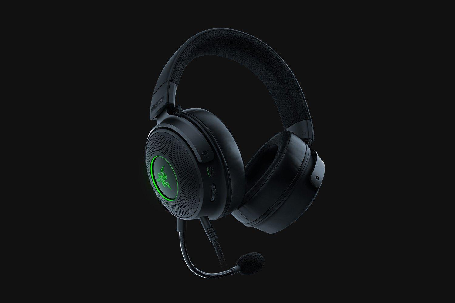 Razer Kraken V3 Wired USB Gaming Headset With Razer Chroma RGB (Black) - Image 3