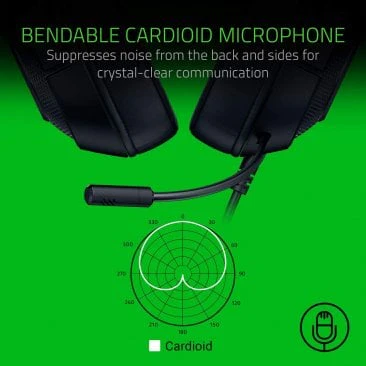 Razer Kraken X Lite Essential Wired Gaming Headset (Black) - Image 4