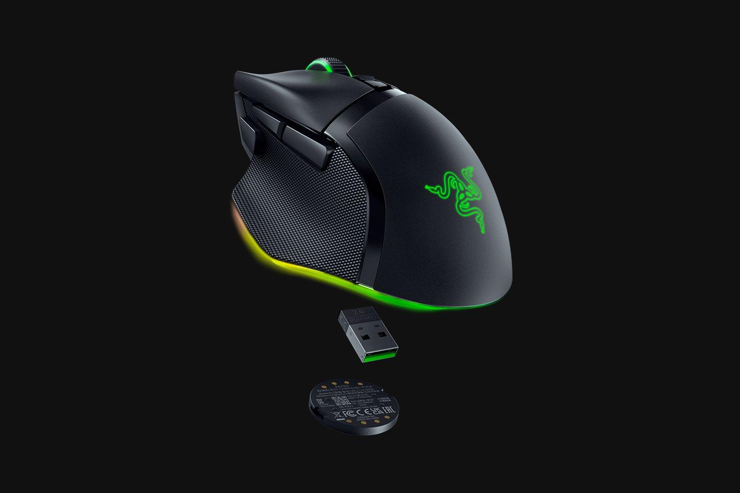 Razer Mouse Dock Pro Wireless Mouse Charging Dock With Integrated 4K Hz Transceiver + Razer Wireless Charging Puck Bundle - Image 8