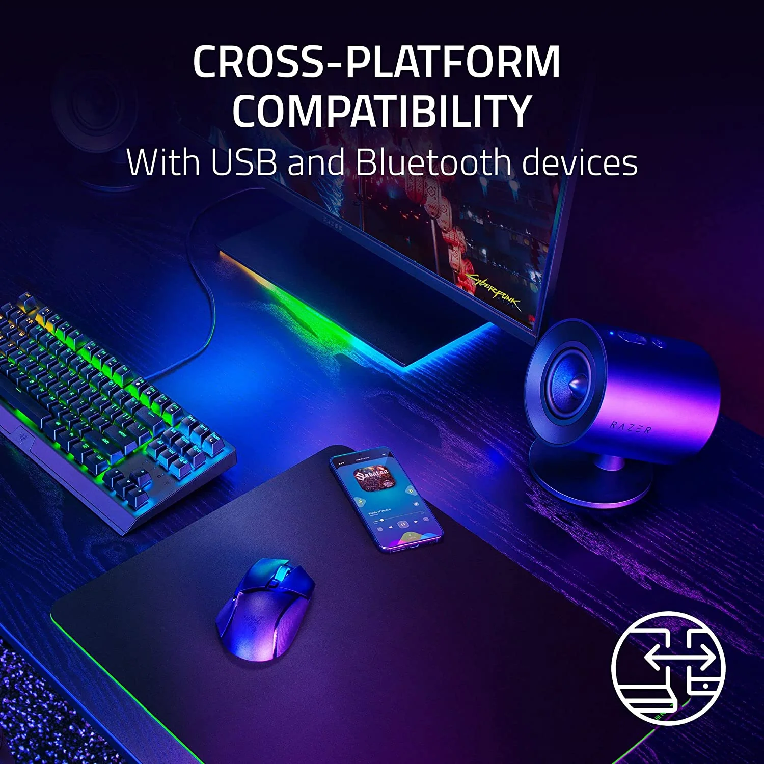 Razer Nommo V2 X Full-Range 2.0 PC Gaming Speakers - Image 3