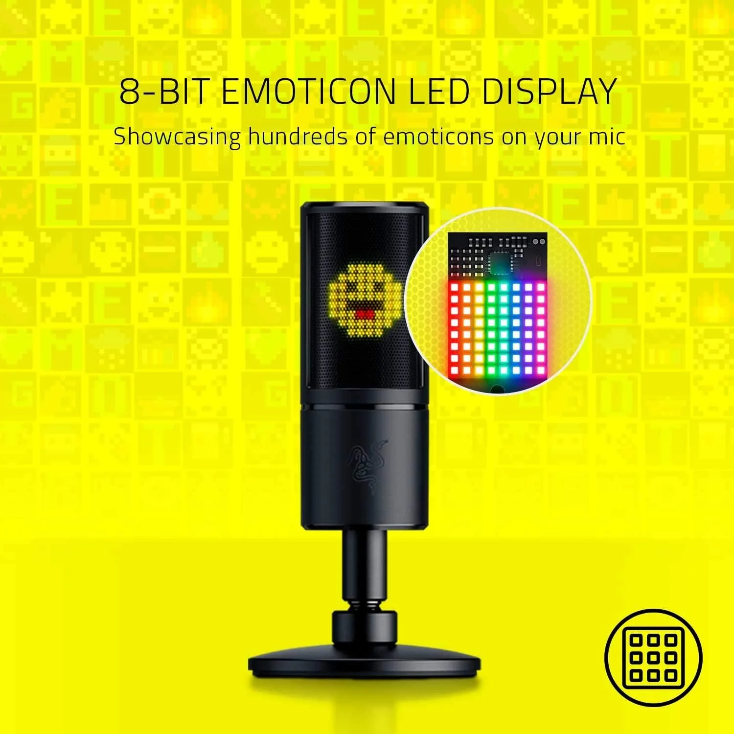Razer Seiren Emote Streaming Microphone With Emoticon Display - Image 6