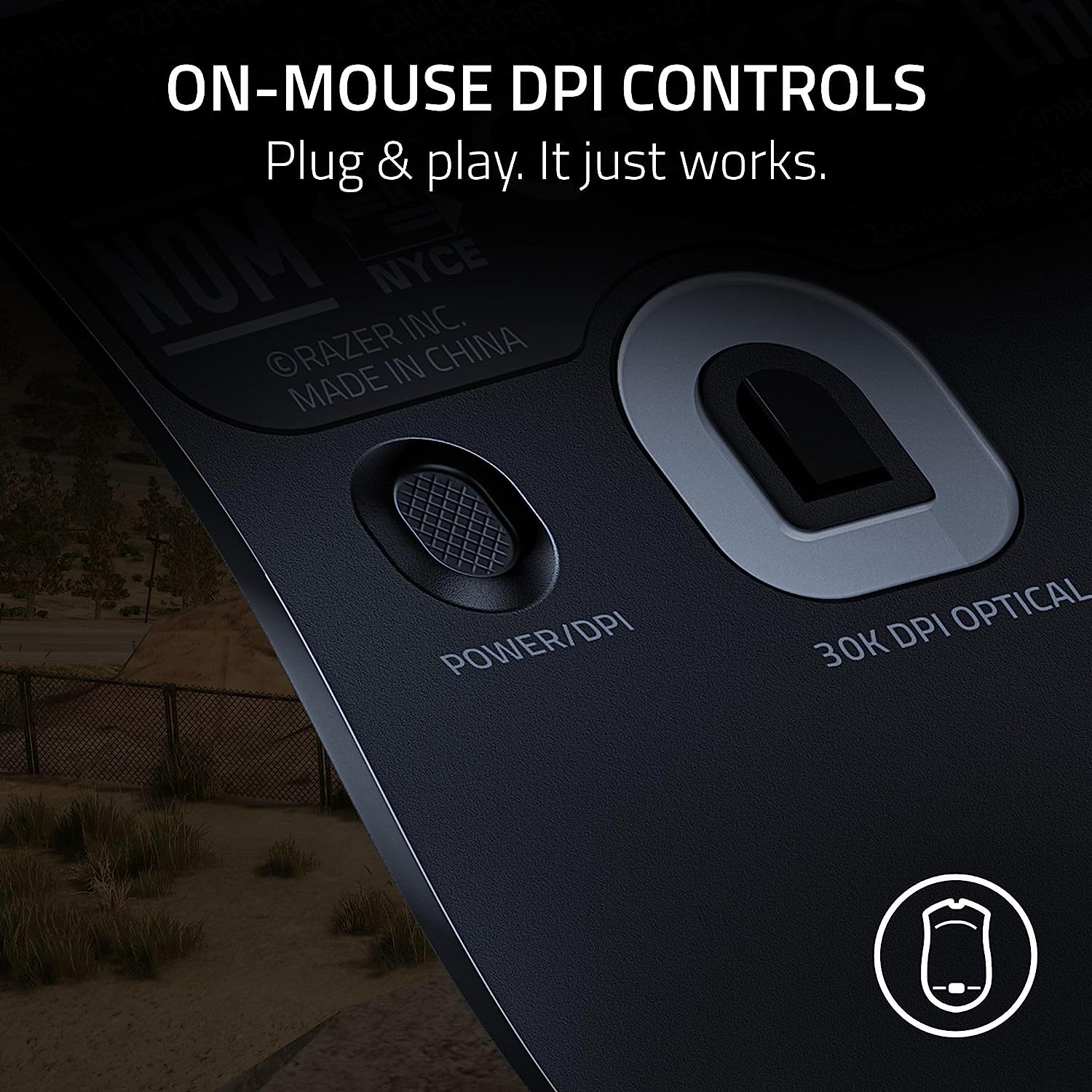 Razer Viper V2 Pro Ultra-Lightweight Wireless Esports Mouse (PUBG Battlegrounds Edition) - Image 8